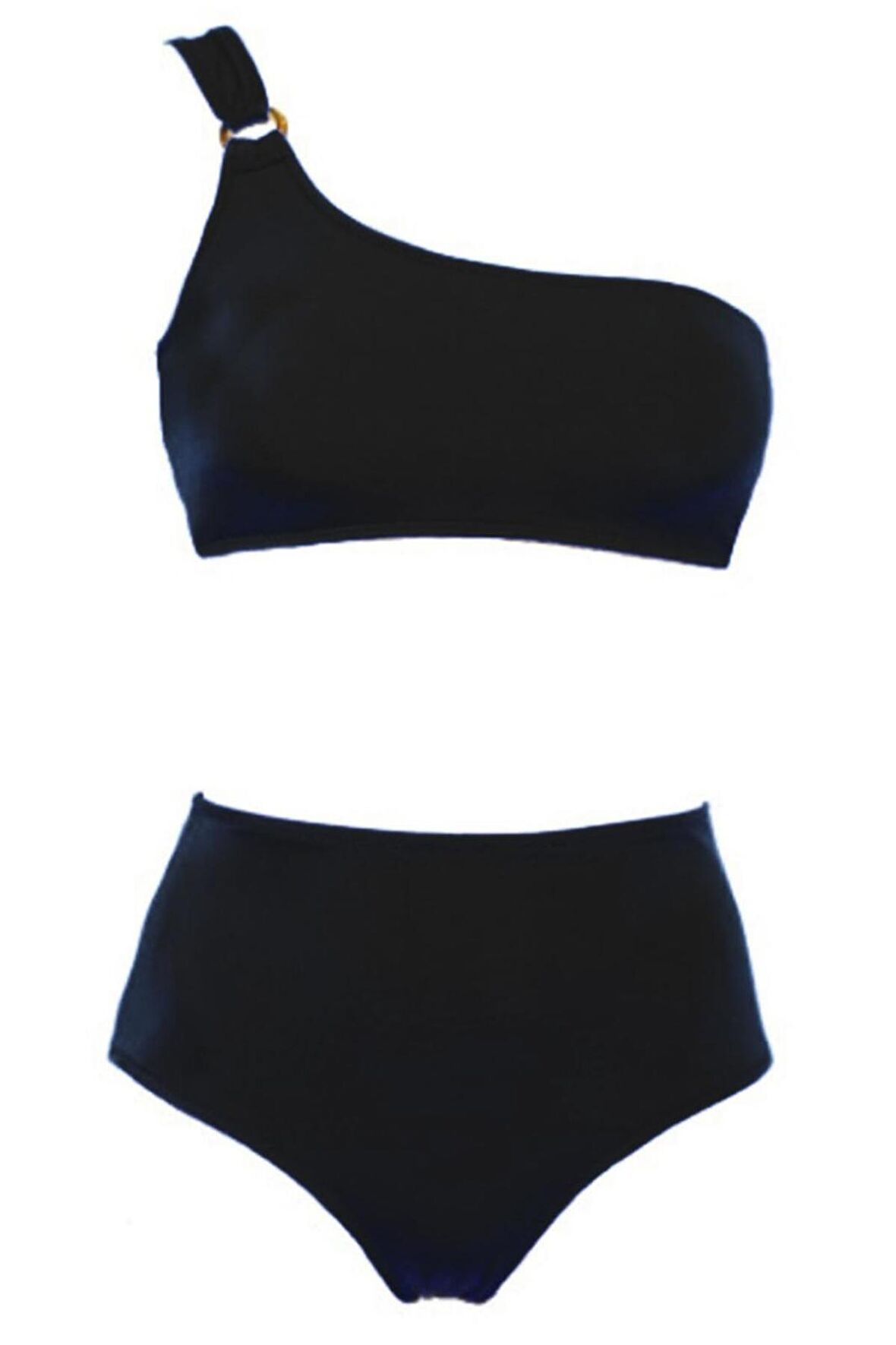TOKALI BİKİNİ ÜST YÜKSEK BEL ALT BIKINI TAKIM DB200564BT