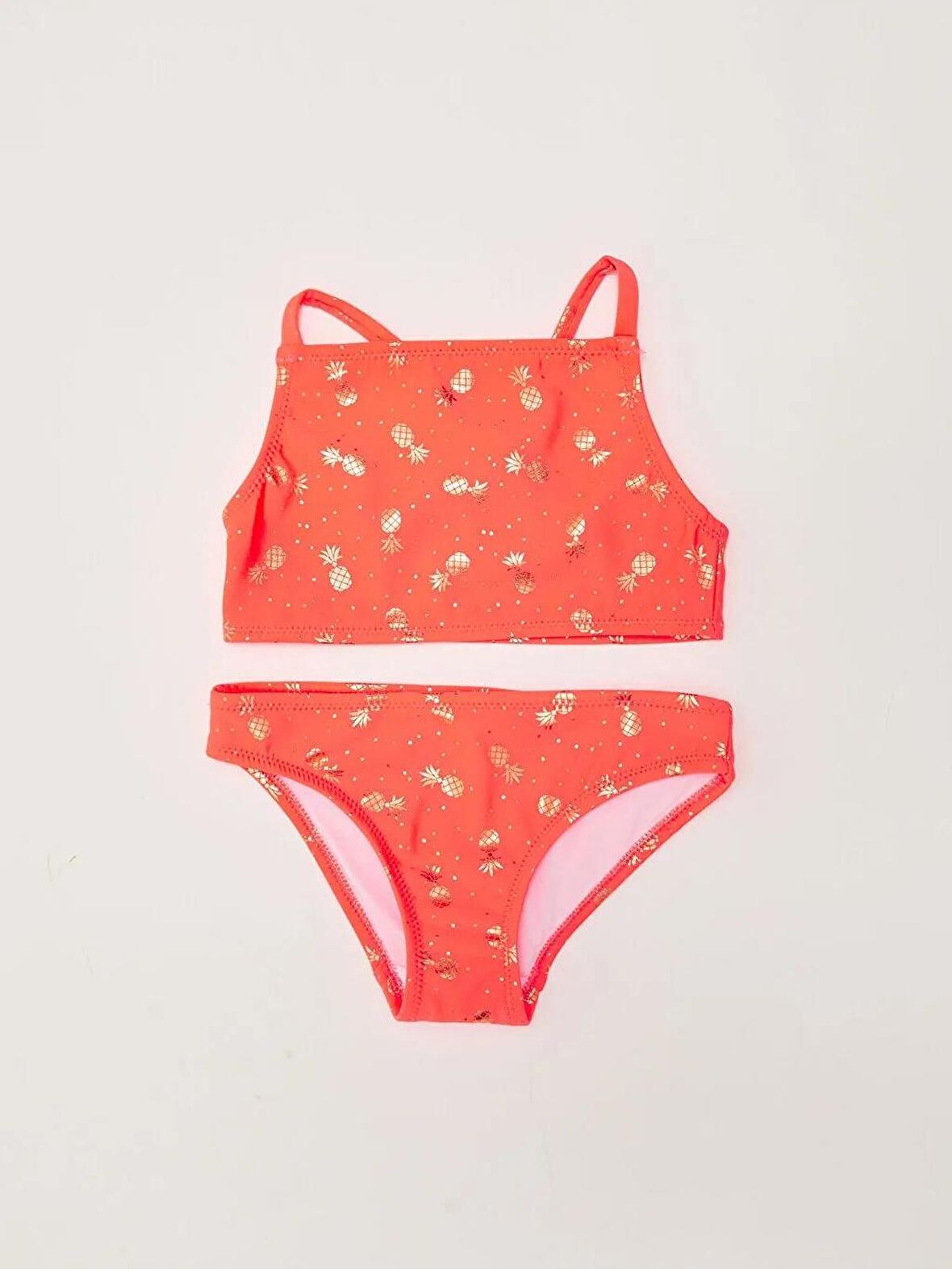 Varak baskılı kız çocuk bikini takım 