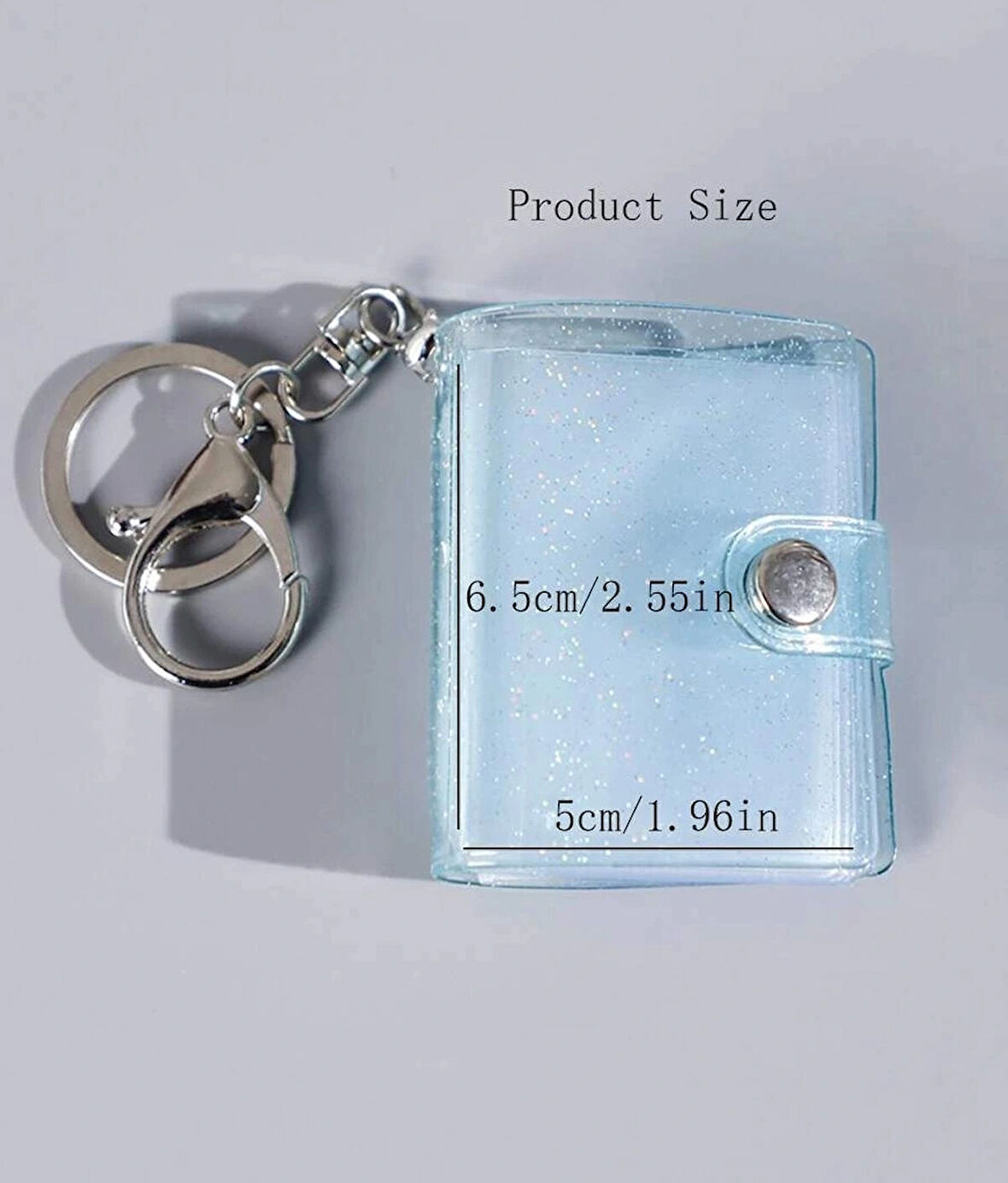 Yeşil Simli Fotoğraf Albümü Anahtarlık