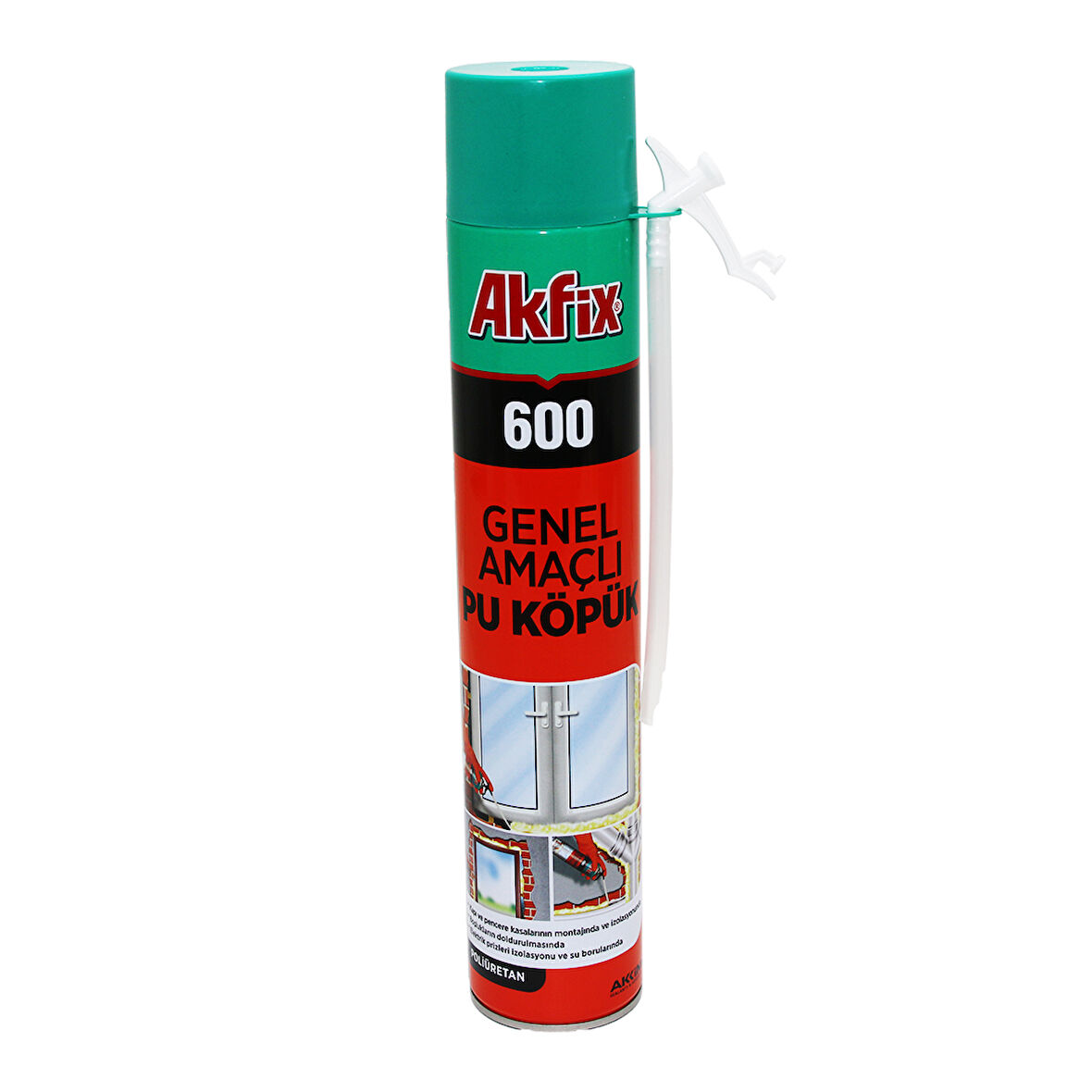 AKFİX-600 GENEL AMAÇLI PU KÖPÜK MONTAJ KÖPÜK 600GR (4130)