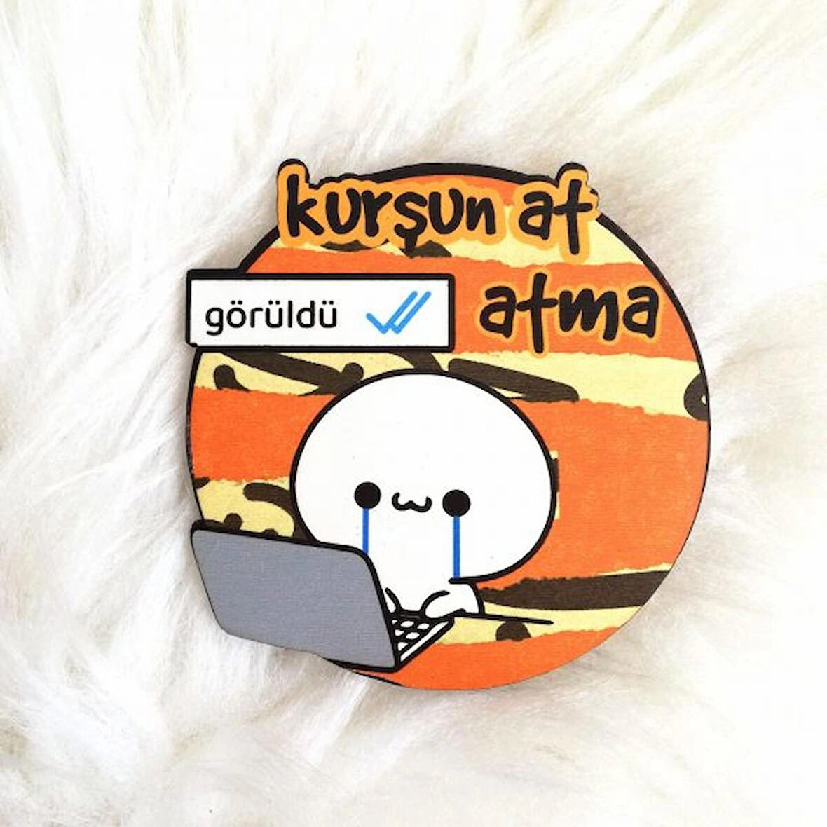 Ahşap Bardak Altlığı Görüldü Atma