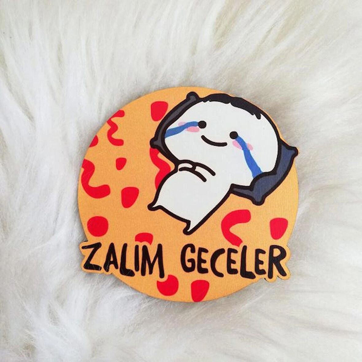  Ahşap Bardak Altlığı Zalim Geceler