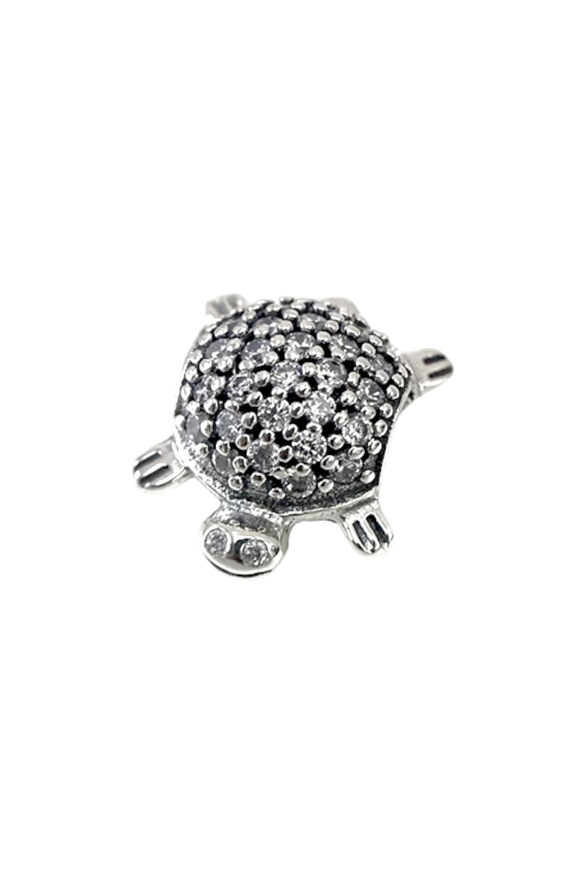 Işıltılı Deniz Kaplumbağası Charm | 925 Ayar Gümüş