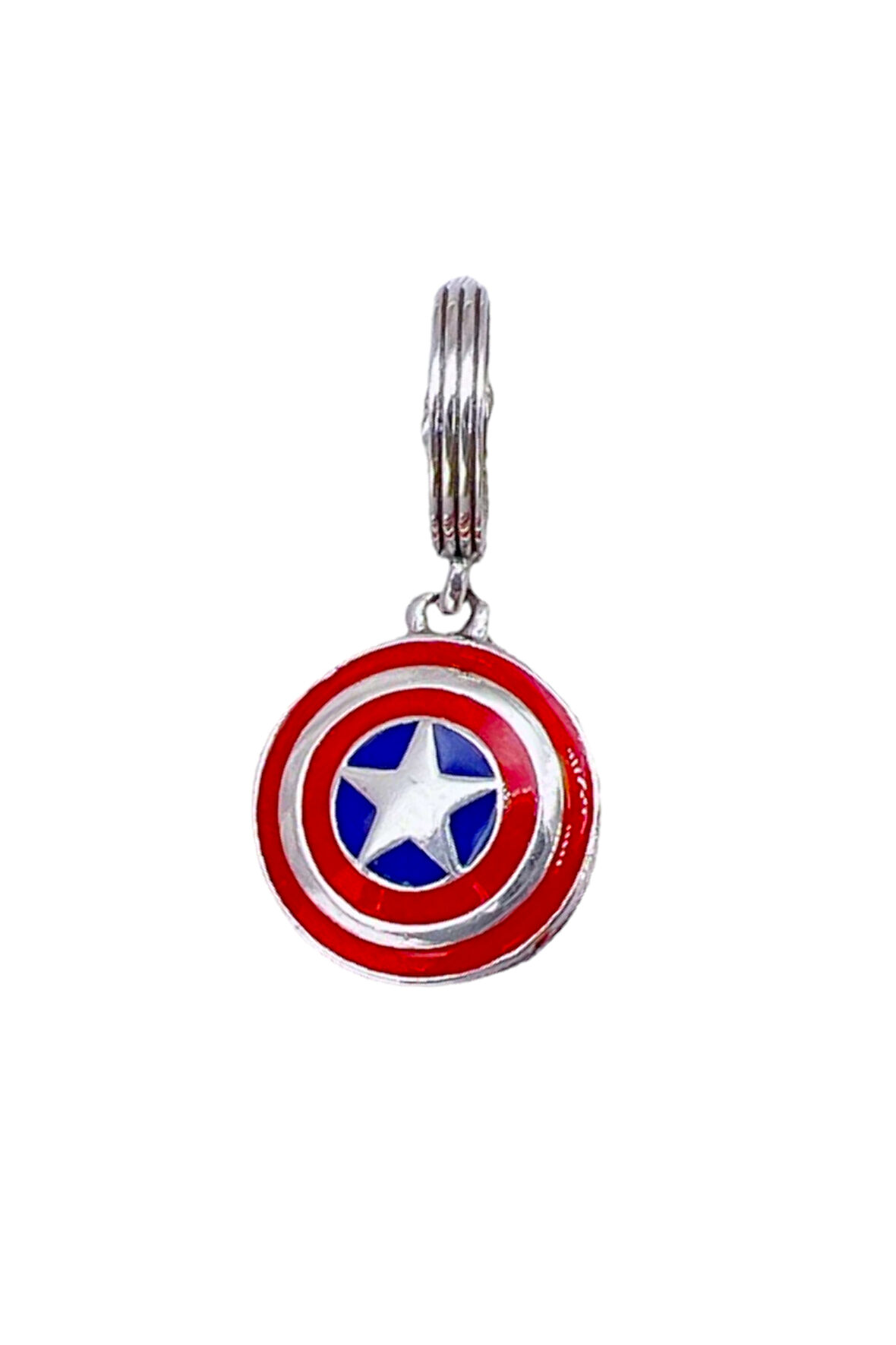 The Avengers Kaptan Amerika Kalkan Charm | 925 Ayar Gümüş