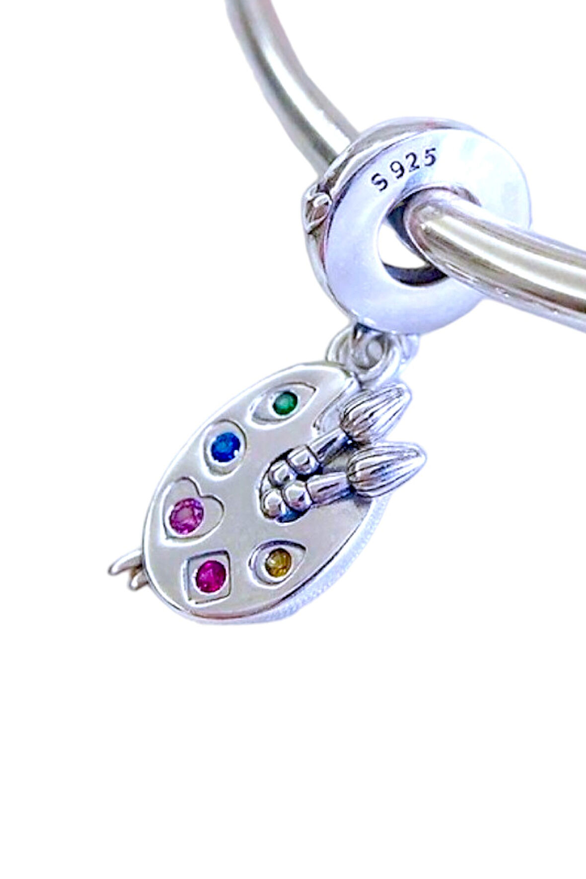 Ressam Paleti Charm | 925 Ayar Gümüş