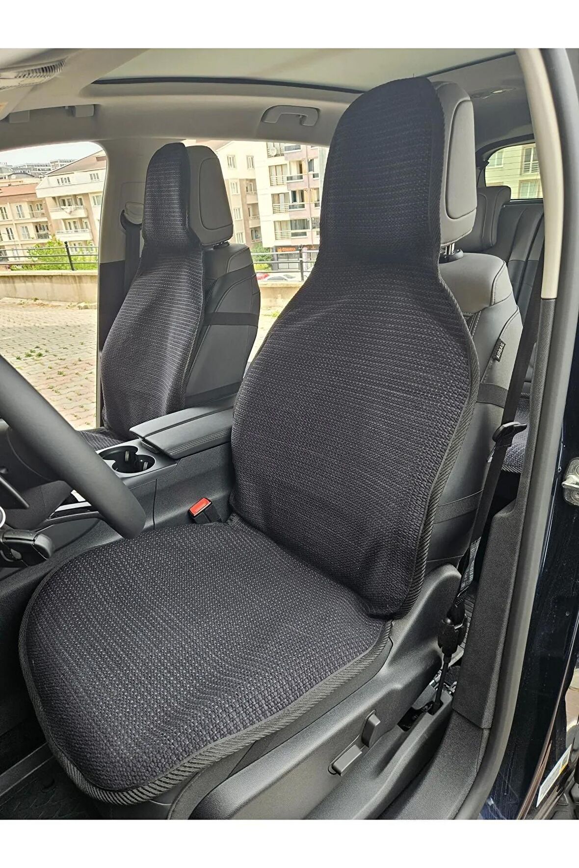 RENAULT AUSTRAL KOLTUK KILIFI TERLETMEZ SİYAH RENK ÖN İKİ KOLTUK VE ARKA OTURAK KISMI