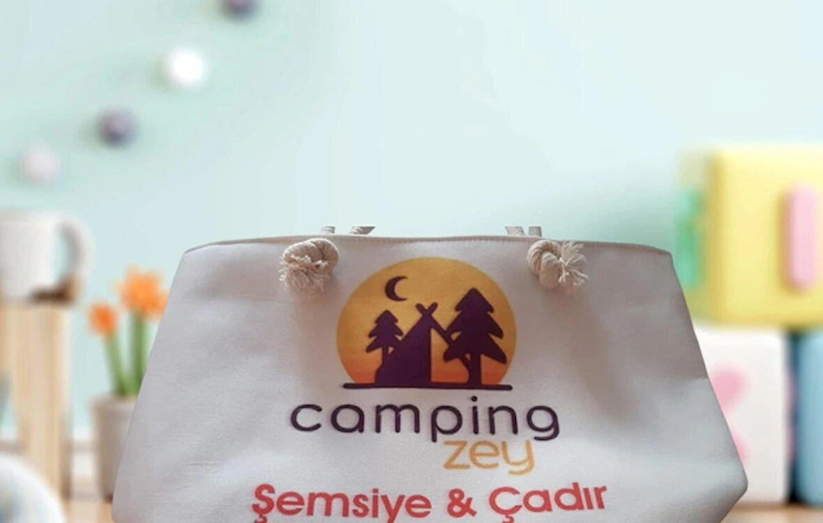 Zeycamping Büyük Boy  Plaj Havlusu Piknik Bahçe Eşyaları Taşıma Çantası