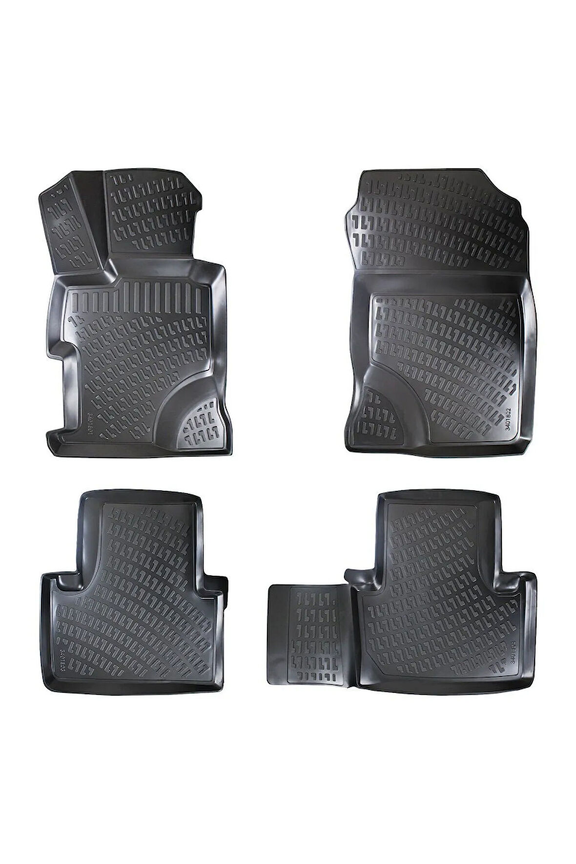 Honda Civic SEDAN 2002 Araca Özel Tasarım 3D Havuzlu Paspas