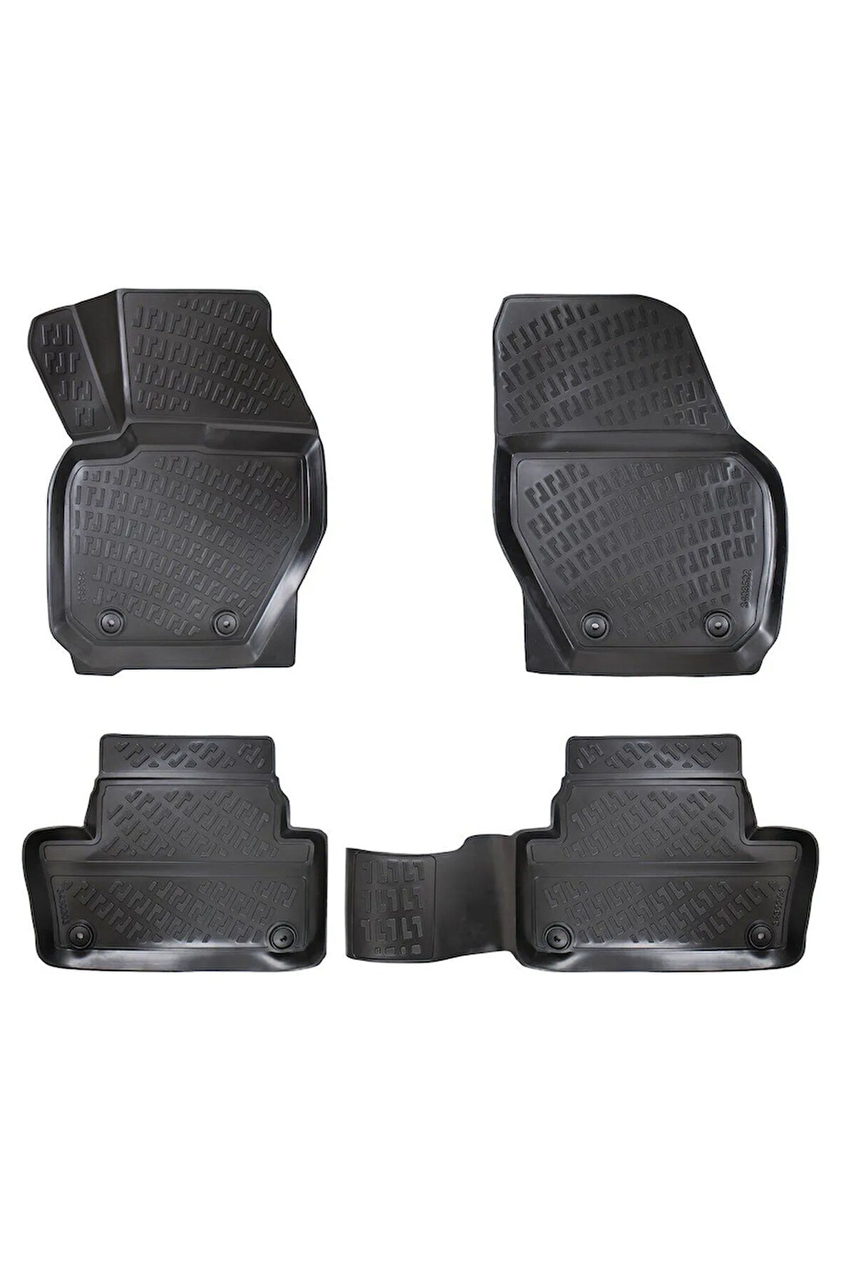 Volvo XC-60 2014 Araca Özel Tasarım 3D Havuzlu Paspas