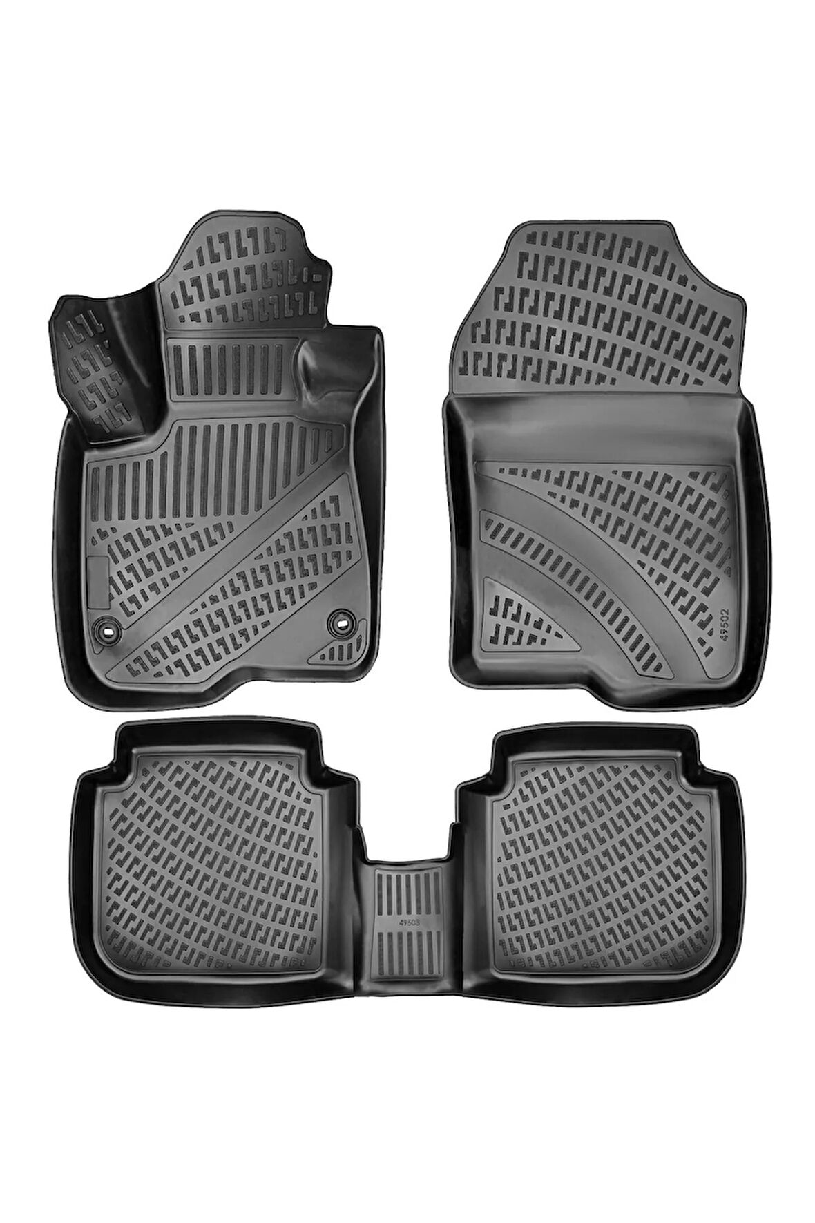 Honda CR-V USA 2024 Araca Özel Tasarım 3D Havuzlu Paspas