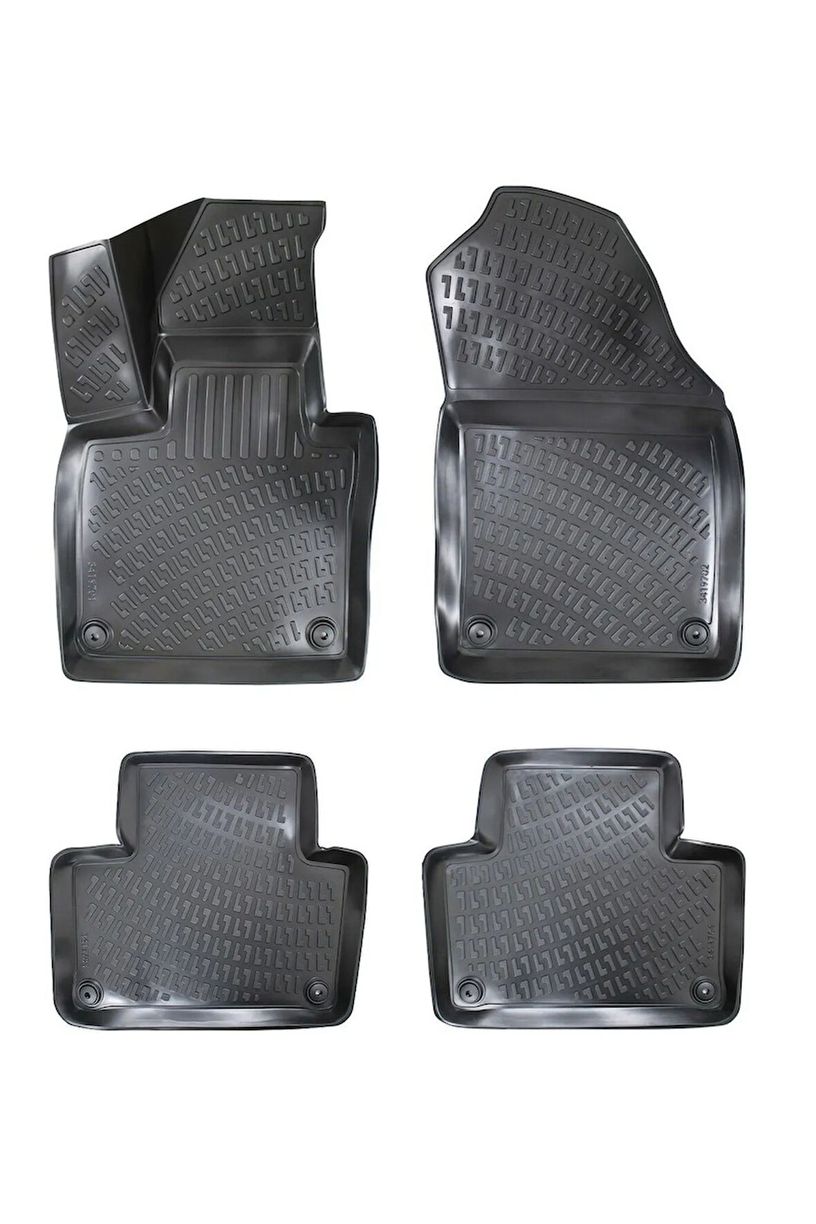 Volvo XC-90 Hybrid 2018 Araca Özel Tasarım 3D Havuzlu Paspas