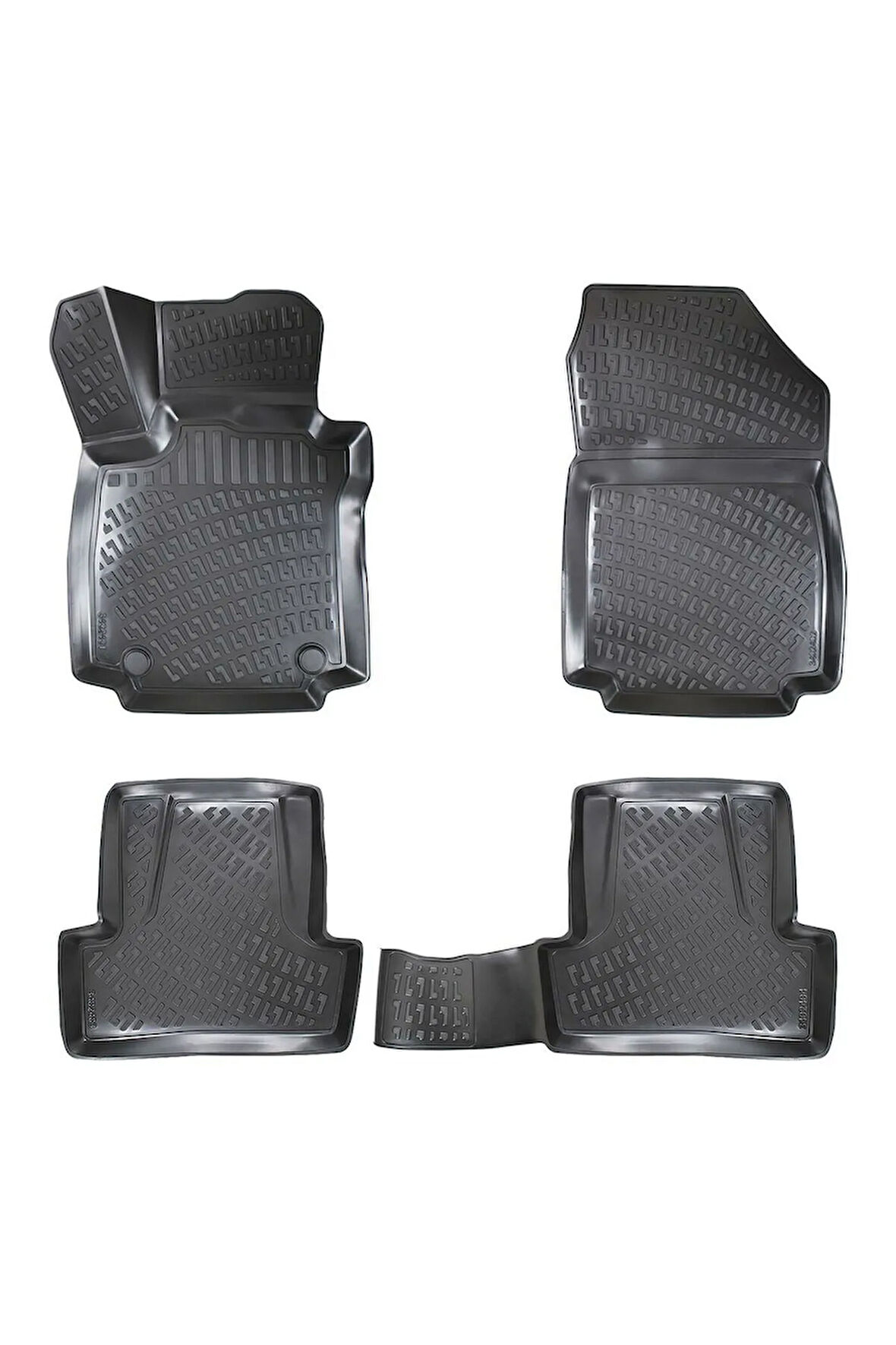 Renault Clio 4 2013 Araca Özel Tasarım 3D Havuzlu Paspas