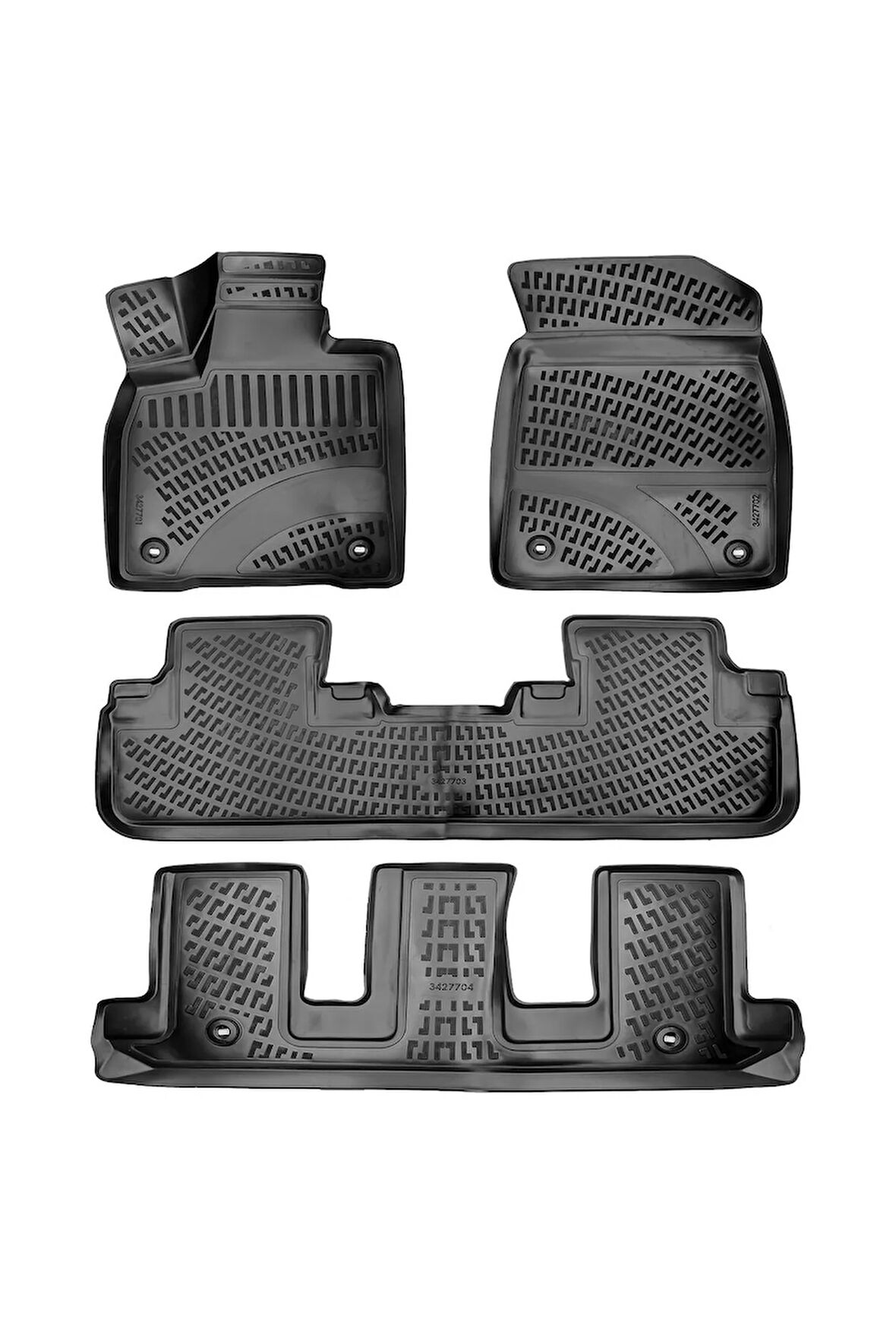 Lexux RX-L 7K 2016 Araca Özel Tasarım 3D Havuzlu Paspas