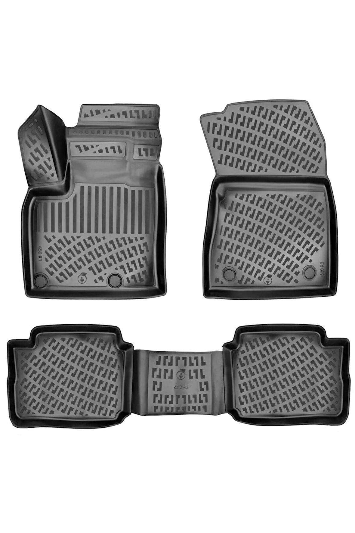 Nissan Qashqai e-Power 2023 Araca Özel Tasarım 3D Havuzlu Paspas