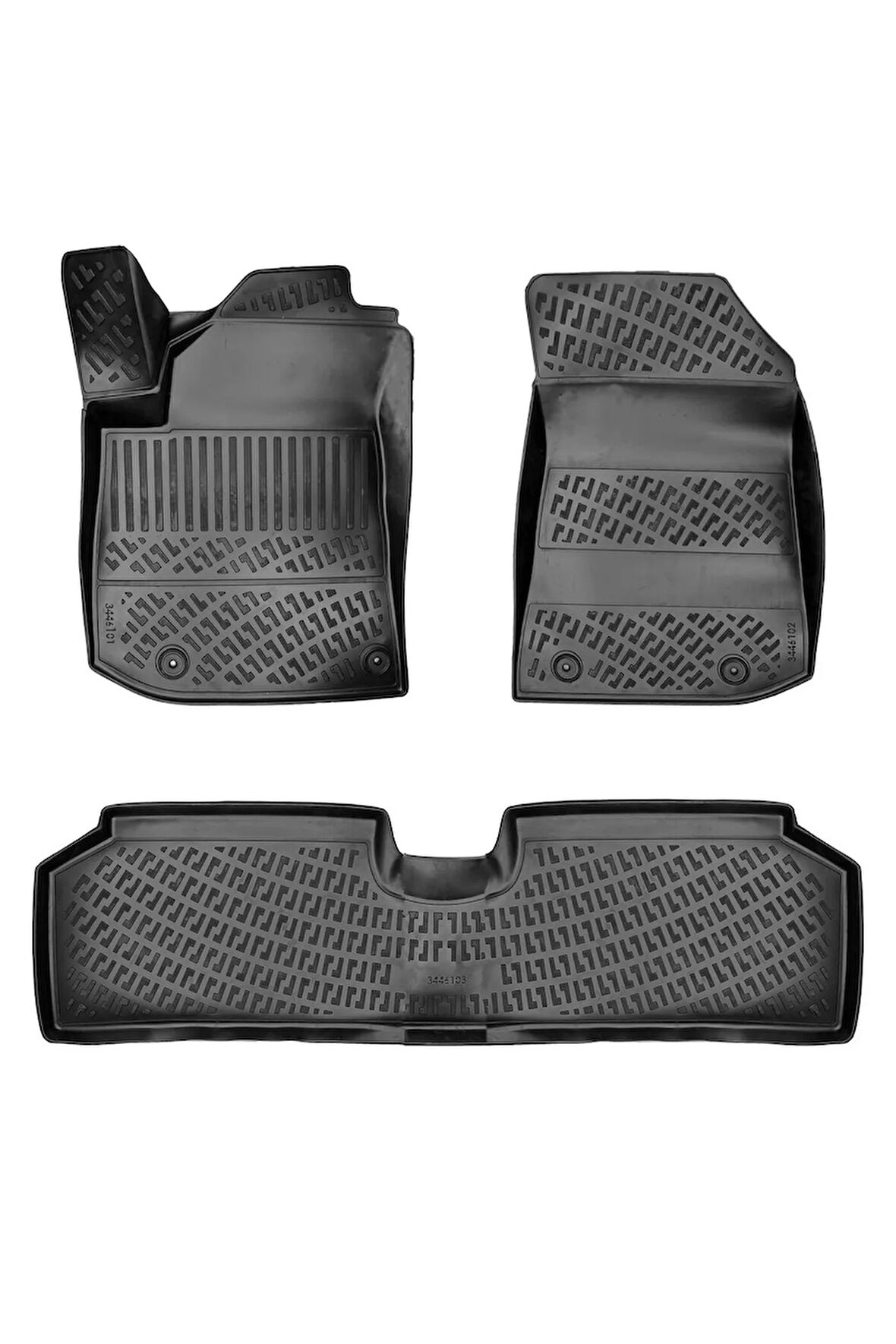 Kia Niro Elektrikli 2024 Araca Özel Tasarım 3D Havuzlu Paspas