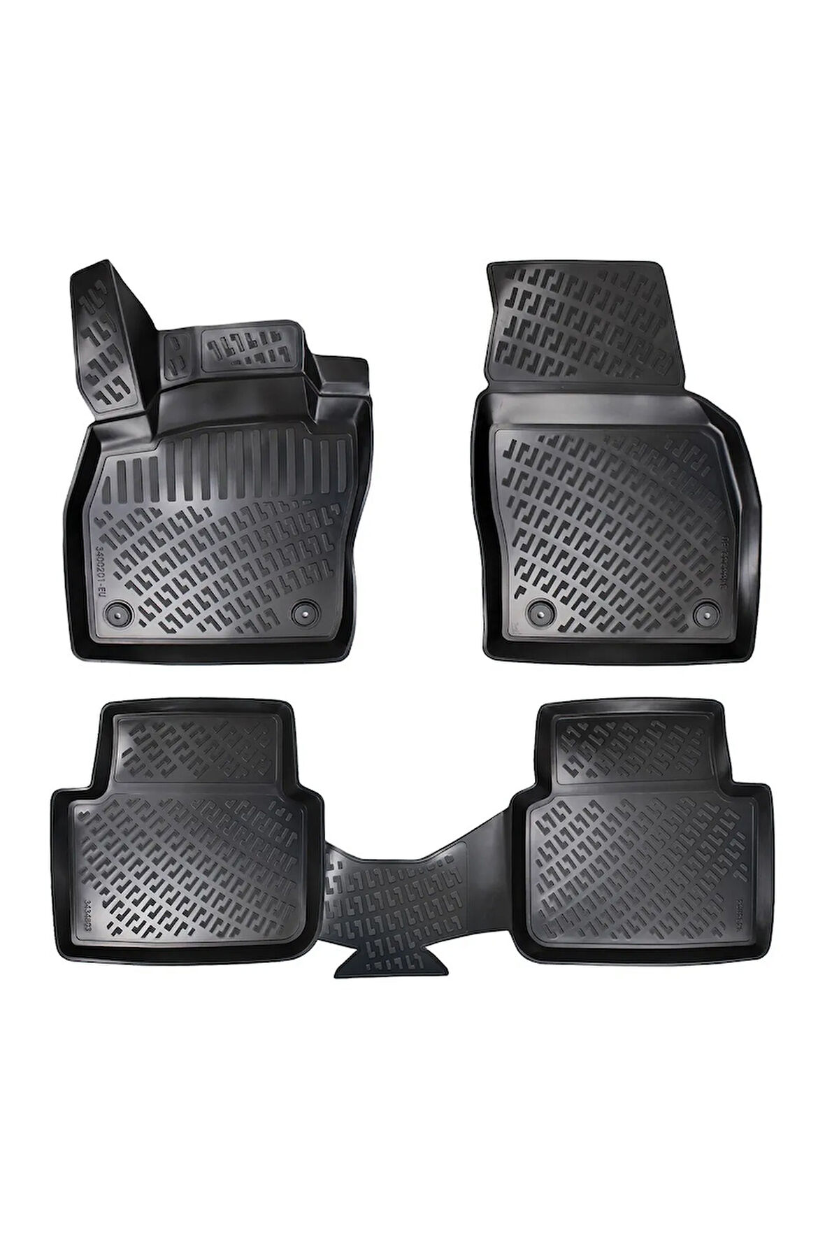 Skoda Scala 2019 Araca Özel Tasarım 3D Havuzlu Paspas