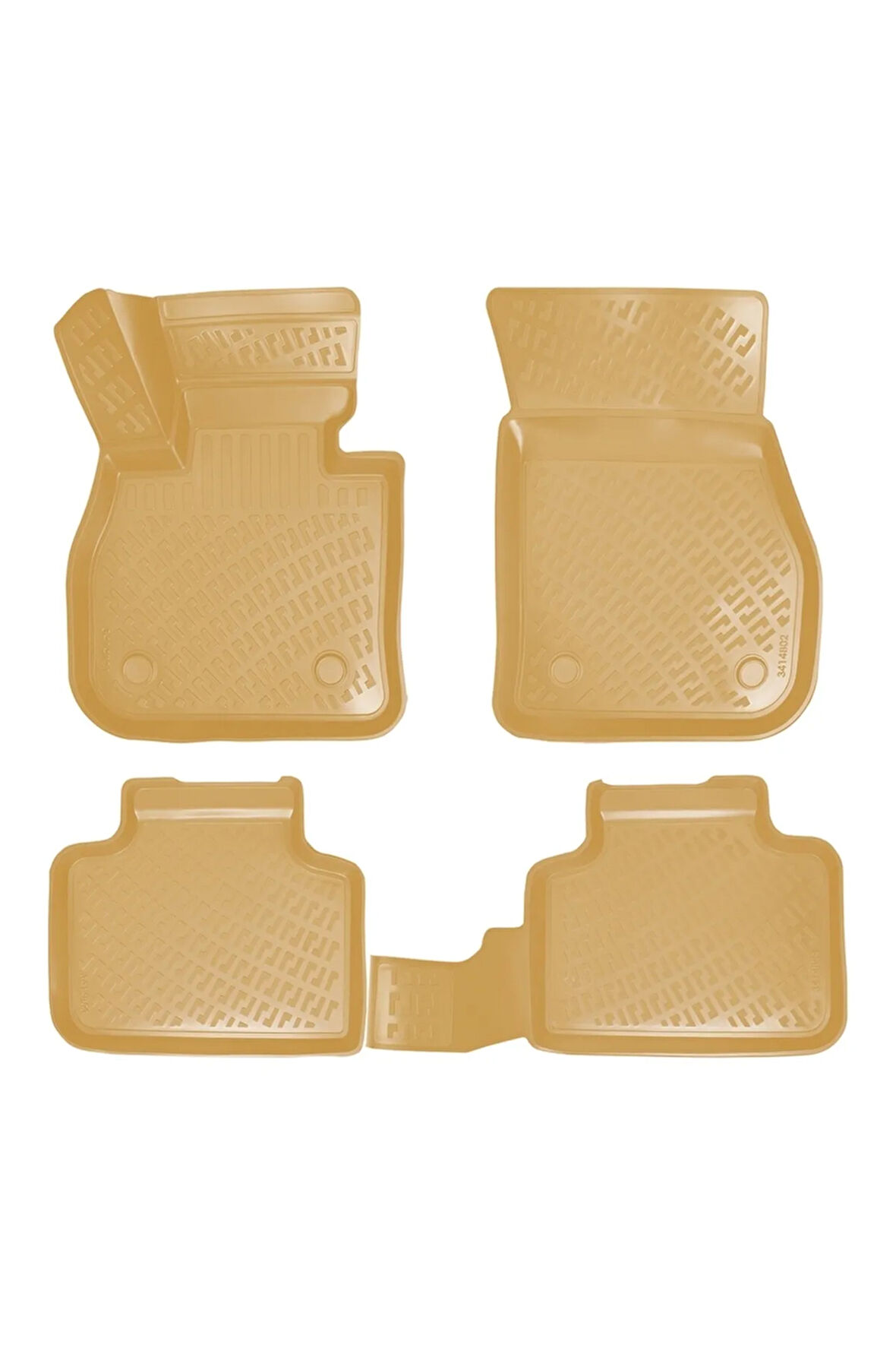 Bmw 1 Serisi F40 2024 Araca Özel Tasarım 3D Havuzlu Bej Paspas