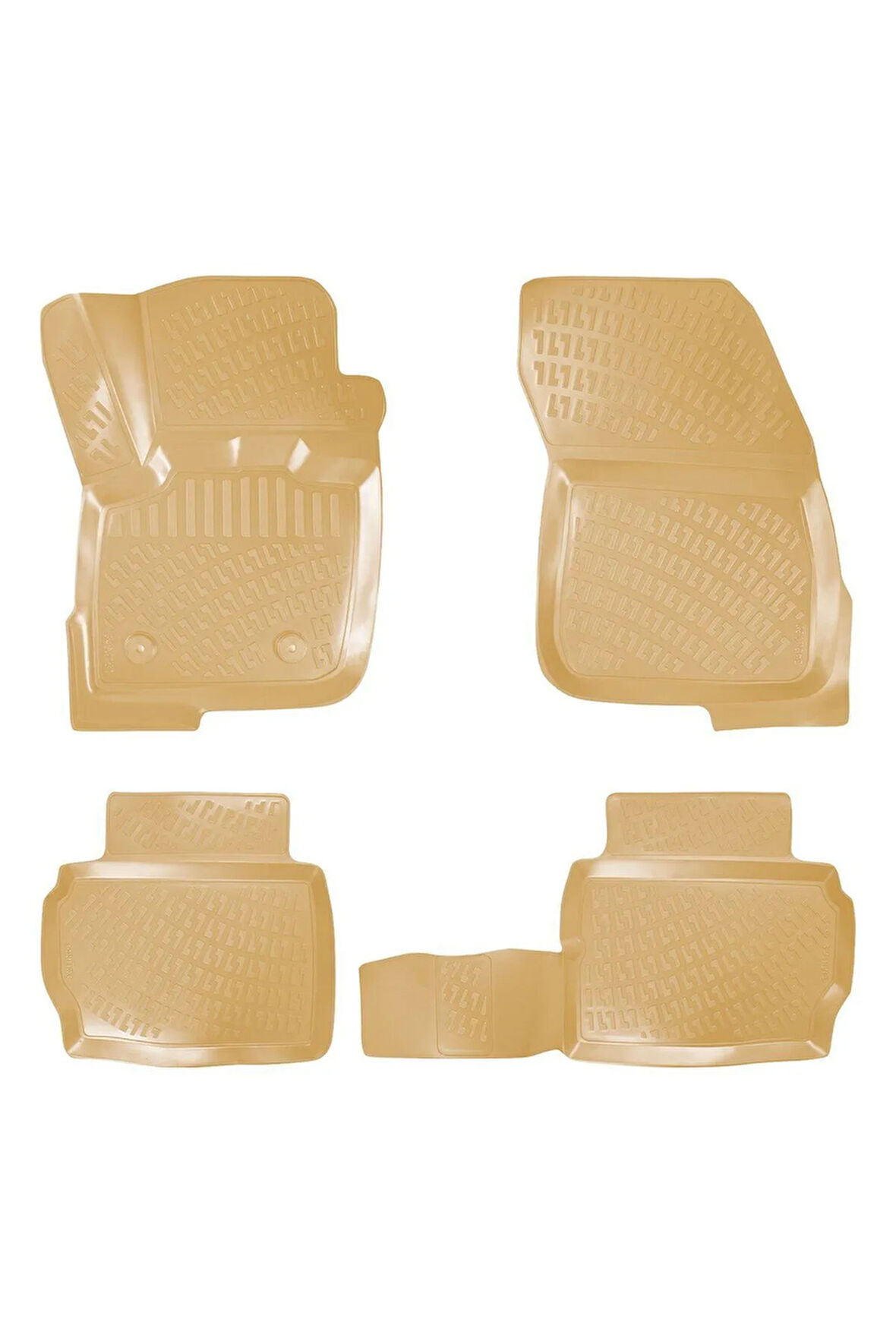 Ford Mondeo 2014 sonrası Araca Özel Tasarım 3D Havuzlu Bej Paspas