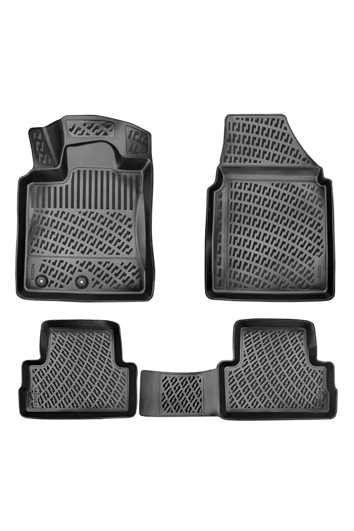 Nissan Qashqai 2009 Araca Özel Tasarım 3D Havuzlu Paspas