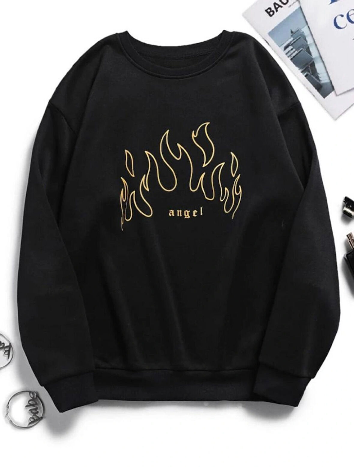 Angel Fire Sweatshirt M