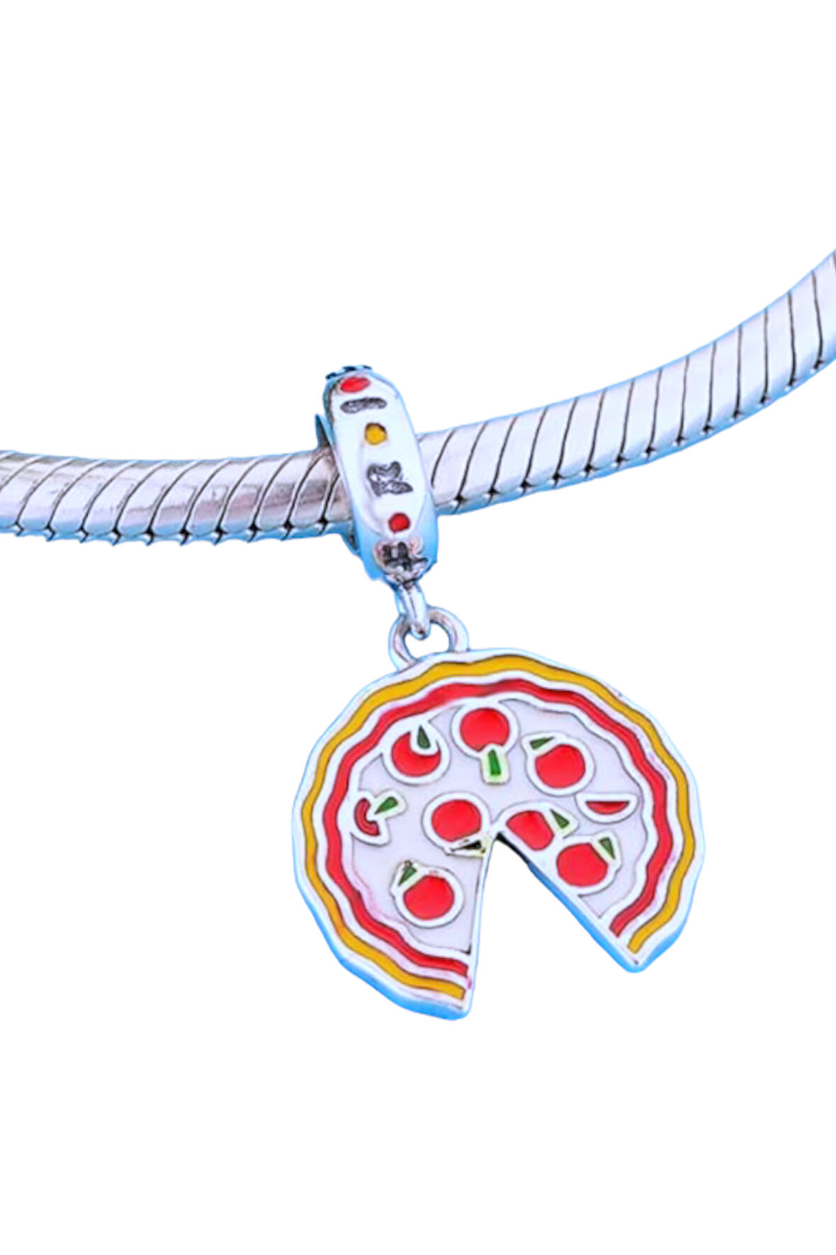 Friends Pizza Charm | 925 Ayar Gümüş