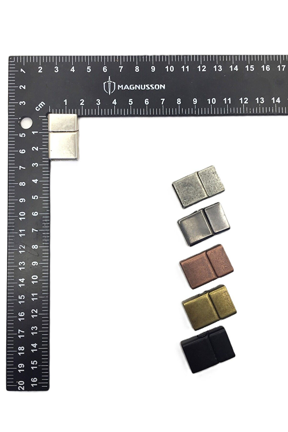 5x15 MM DERİ BİLEKLİK KİLİTİ MIKNATISLI KİLİT (10 ADET)