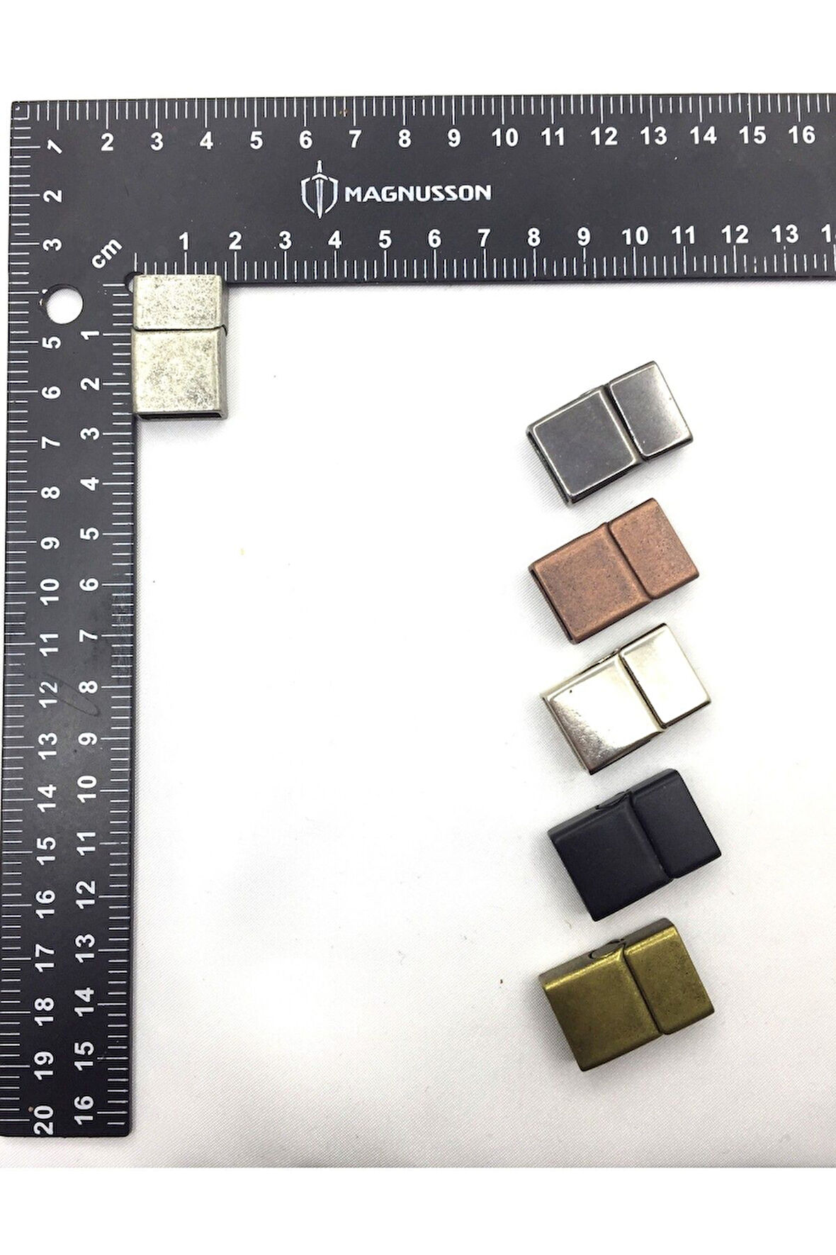 5x15 MM DERİ BİLEKLİK KİLİTİ MIKNATISLI KİLİT (40 ADET)