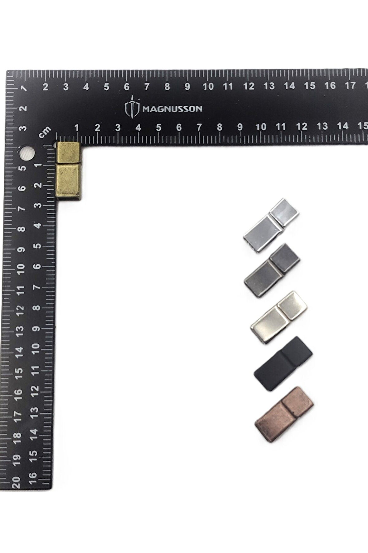 5x10 MM DERİ BİLEKLİK KİLİTİ MIKNATISLI KİLİT (20 ADET)