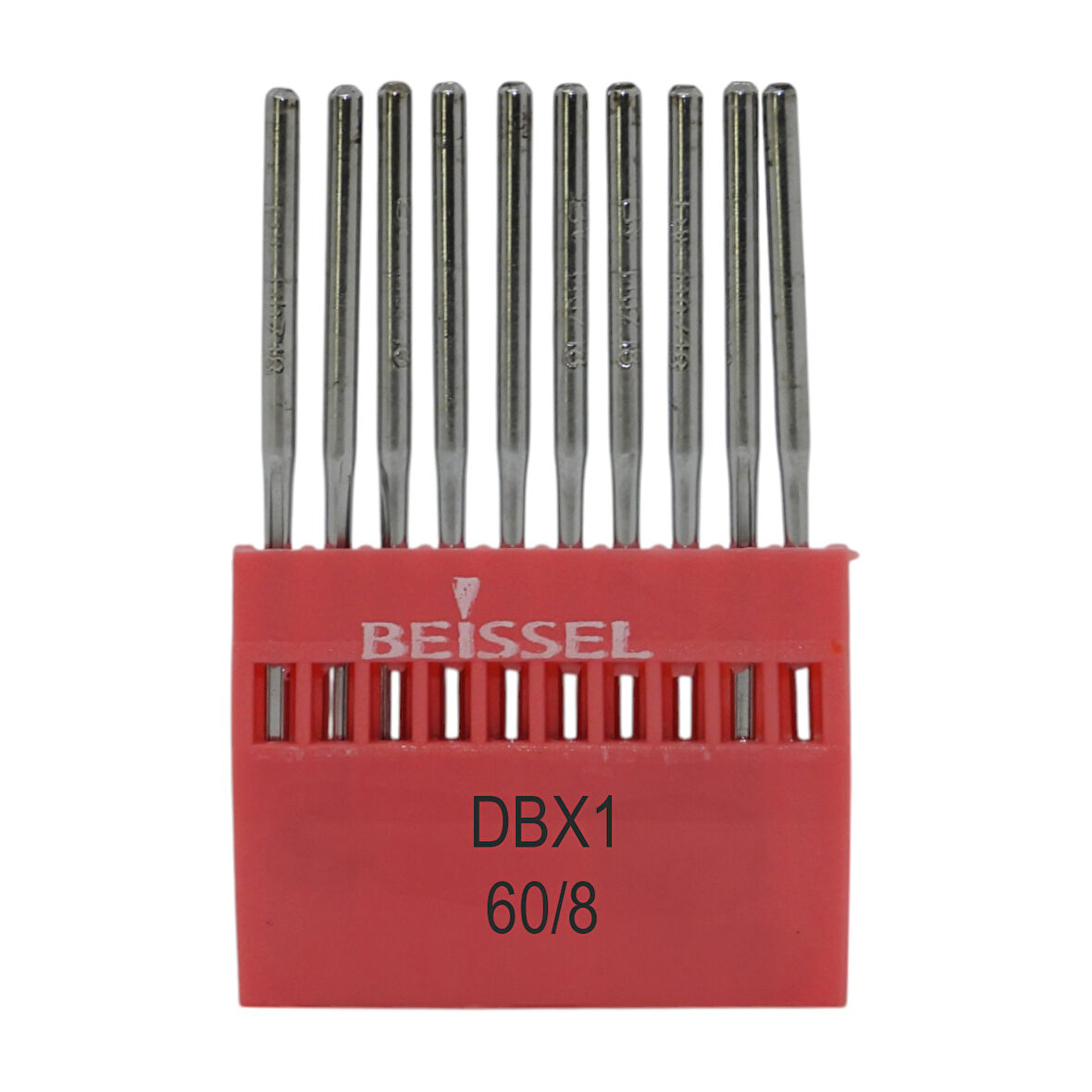 Beissel DBx1 Sanayi Tipi Düz makine İnce dipli iğne 8/60 Numara SPI uçlu 10 Adet (1 Paket)