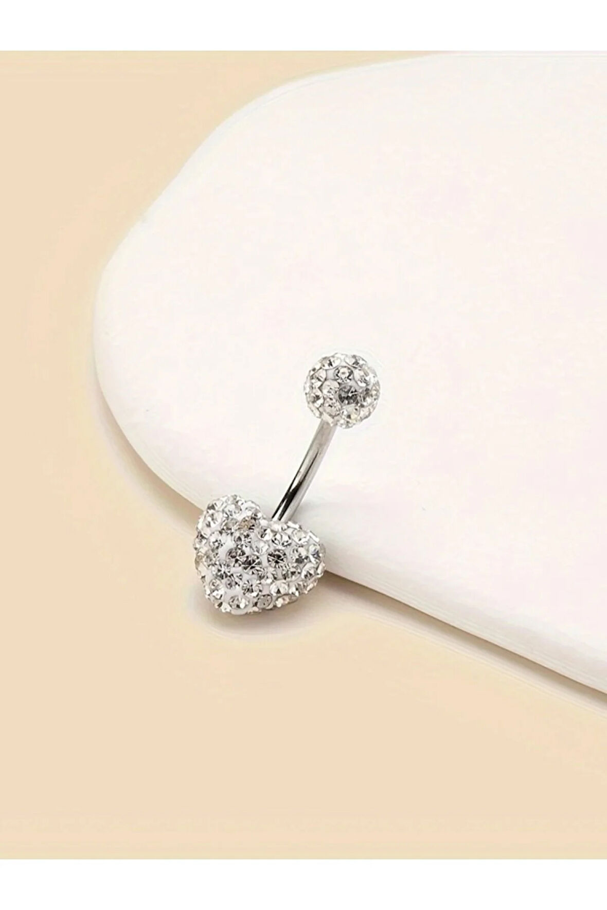 Kalp Şambala Göbek Belly Piercing