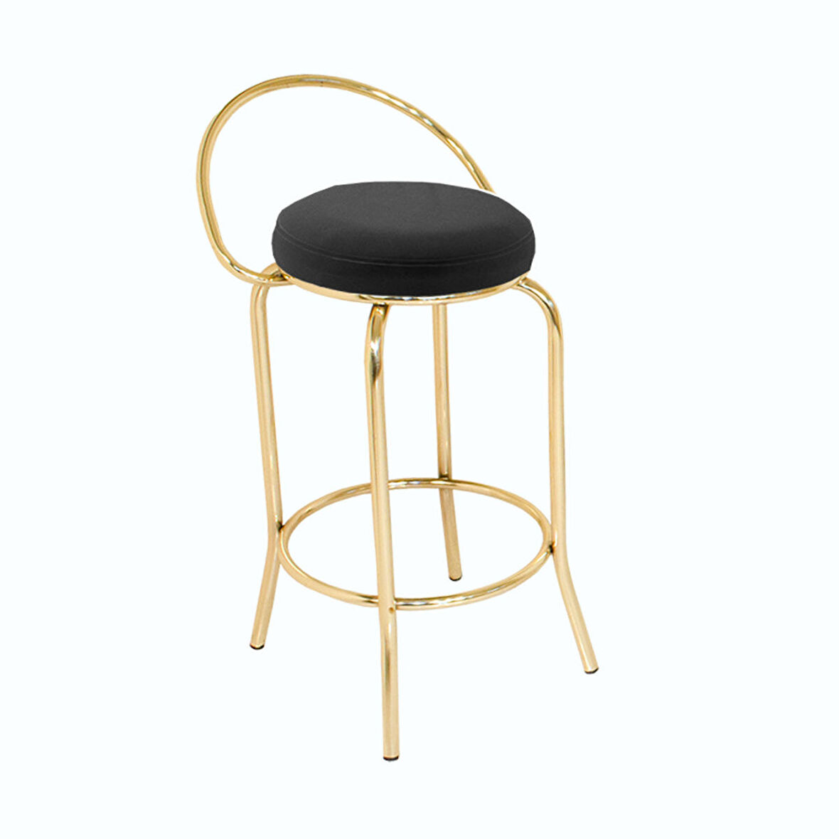 Bar Taburesi Arkalıklı Gold - Siyah
