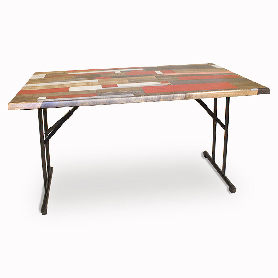 Banket Werzalit Masa 80x140 (ESB-SIYAH) - Red Wood (Katlanır)