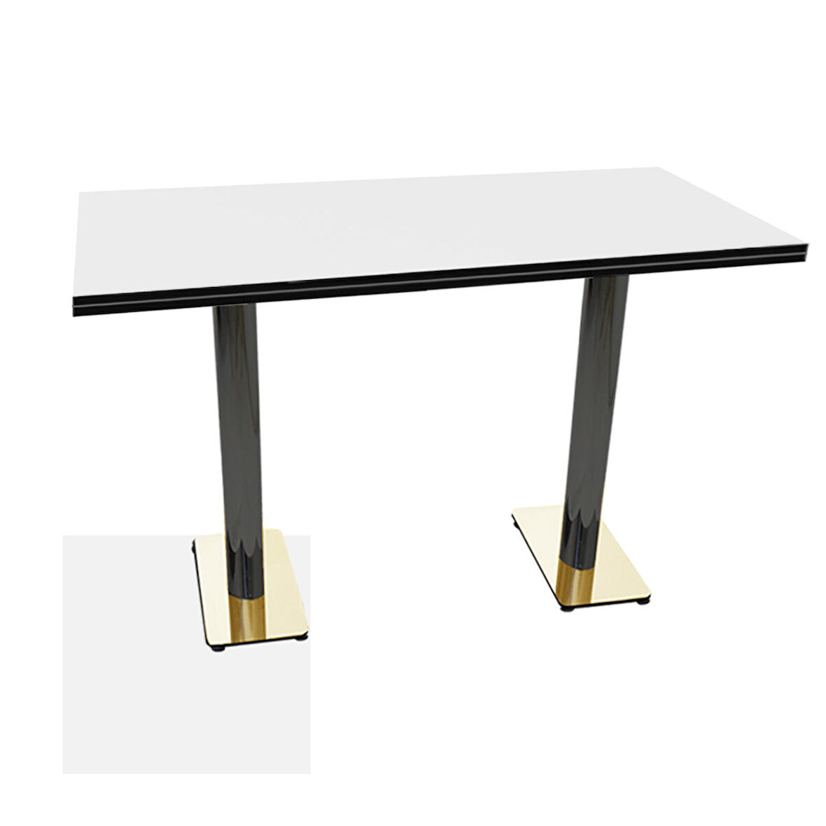 Karanfil Kompakt Laminat Gold Masa 70x120 - Ultra White