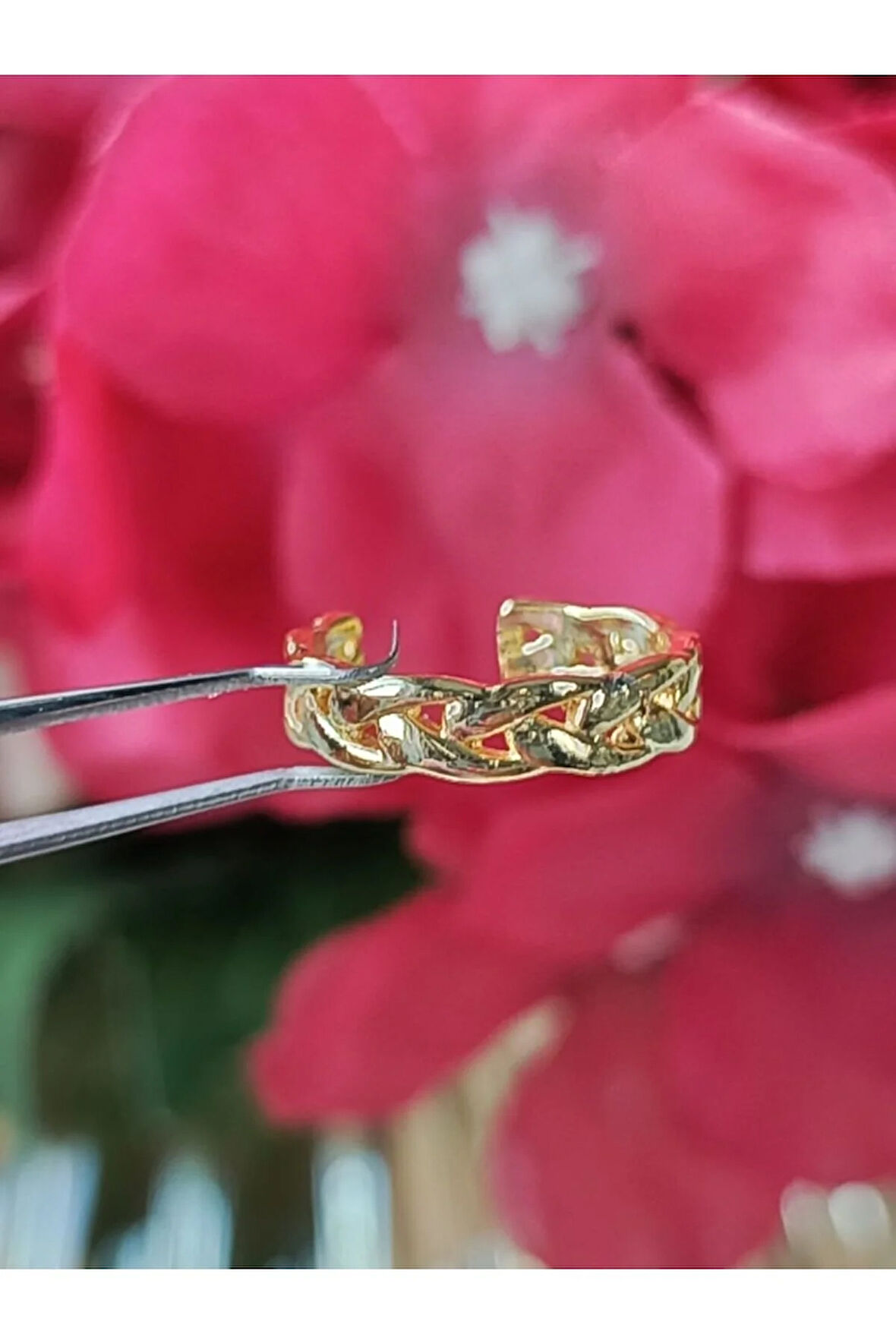 Mod 908 Pirinç Altın Orbital Sıkıştırma Piercing