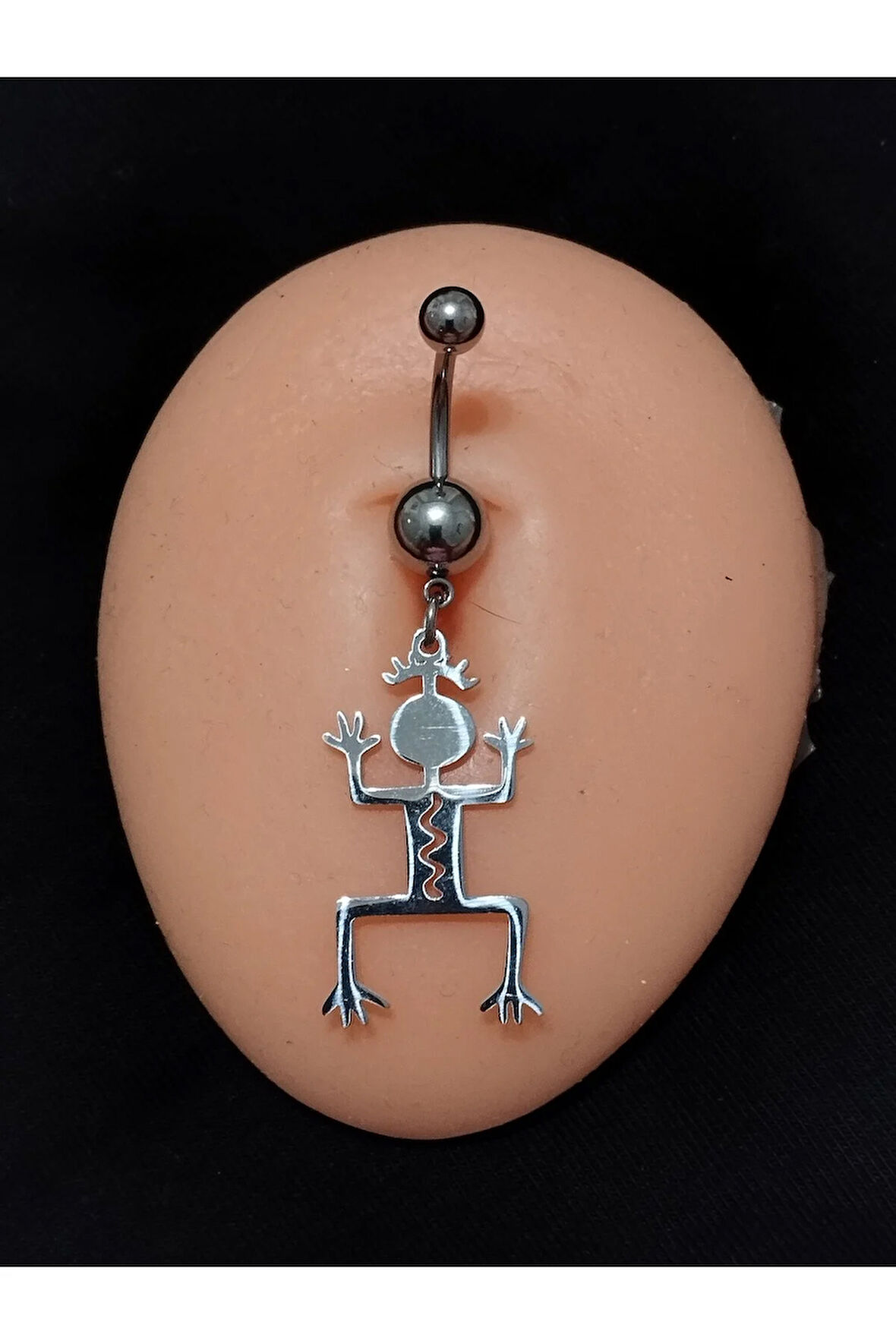 Cerrahi Çelik Inka Adam Çelik Göbek Piercing