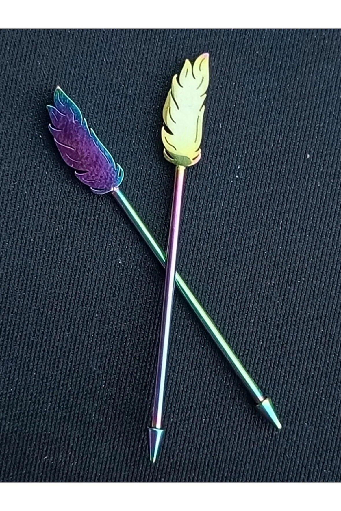 Tüy Ok Gökkuşağı Köprü Piercing
