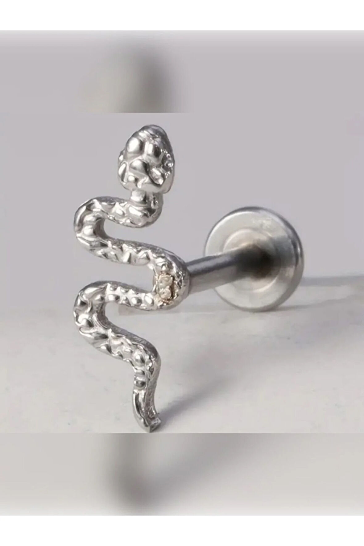Yılan Çelik Tragus Helix Conch Piercing
