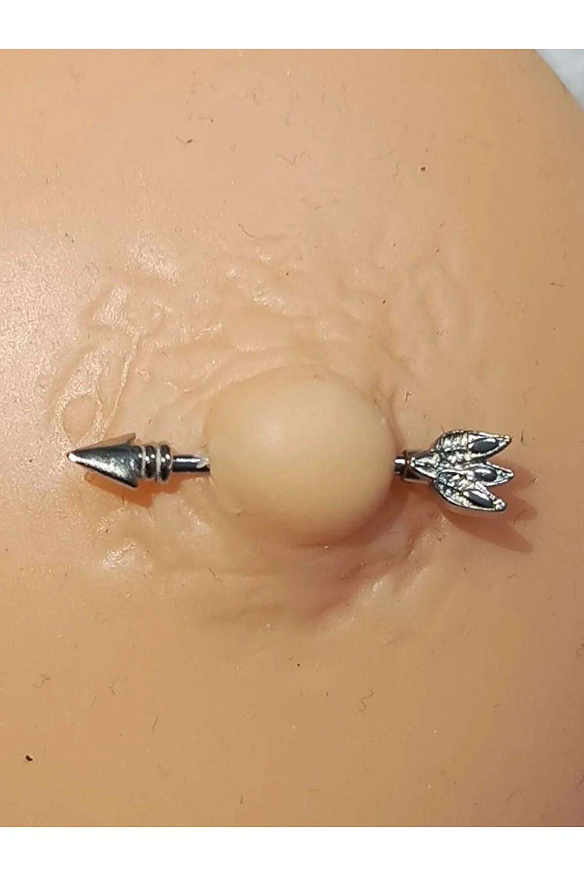 Antik Ok Çelik Meme Ucu Piercing
