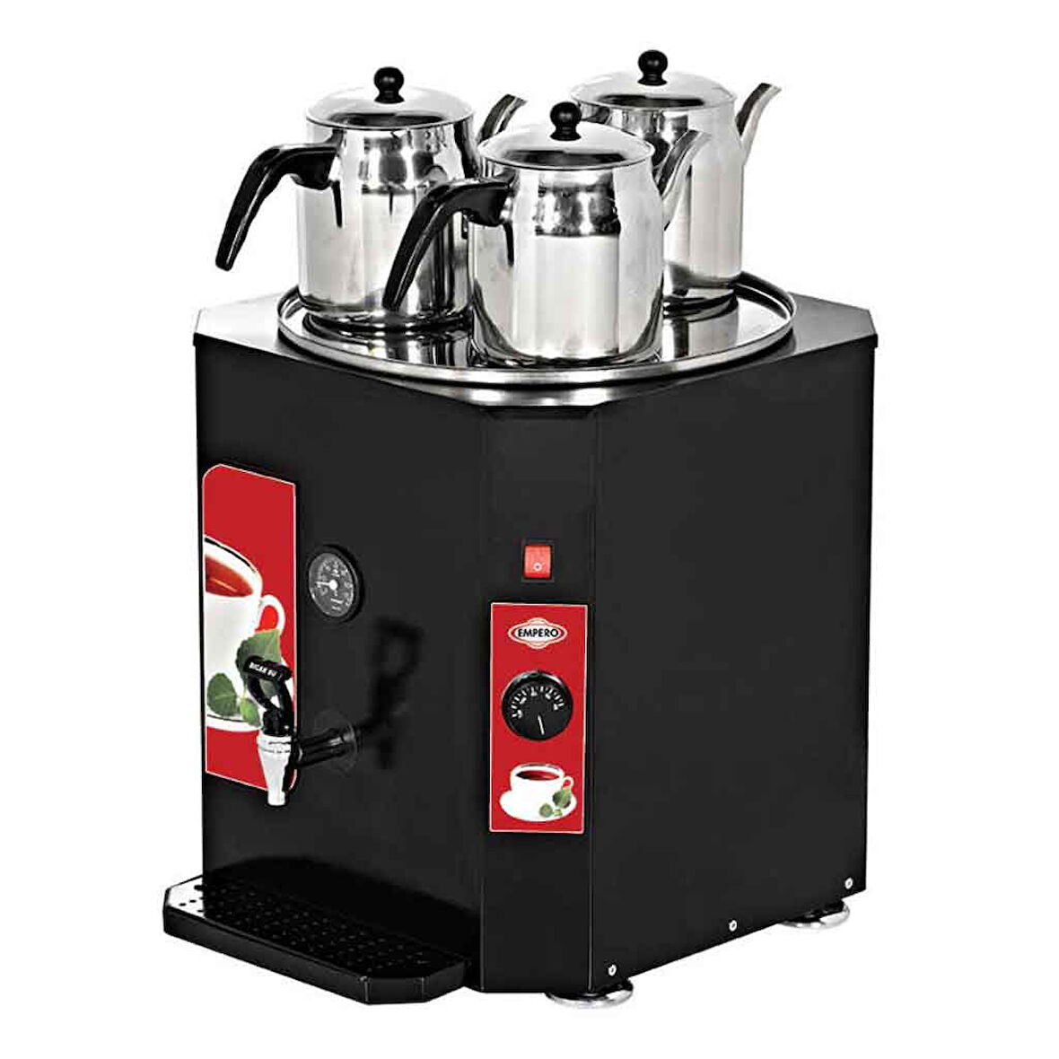 Empero EMP.DCY.350 Demlikli Çay Otomatı 350 Bardak