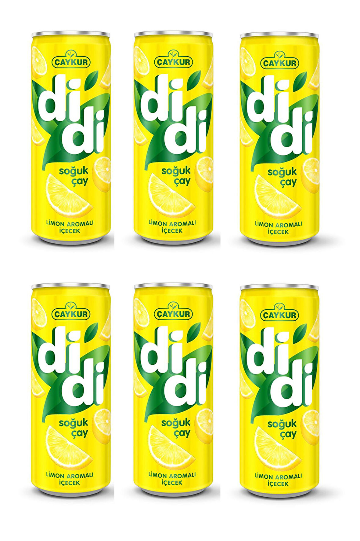 Çaykur Didi Limon Aromalı Soğuk Çay 250 Ml X 6 Adet