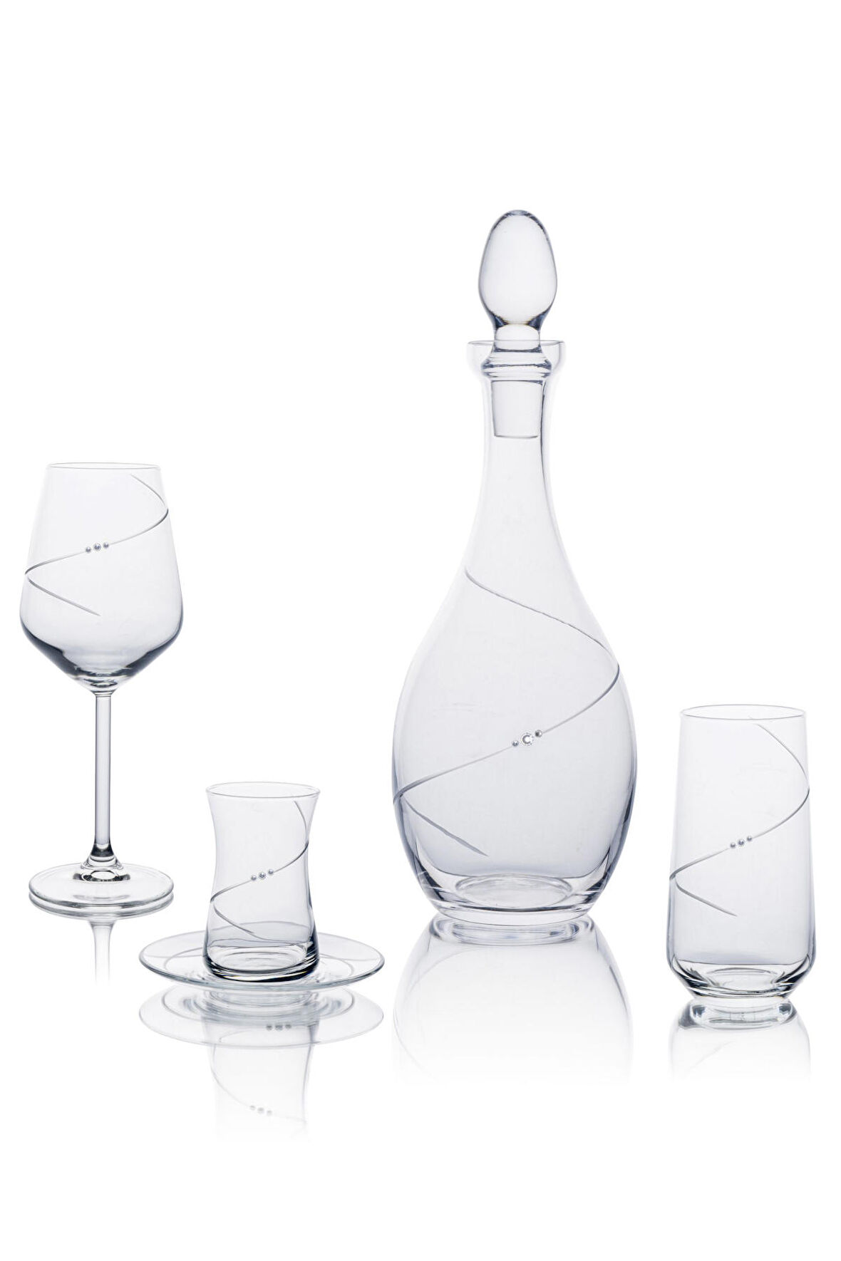 Elegance 49 Parça 12 Kişilik Paşabahçe Cam Bardak Seti
