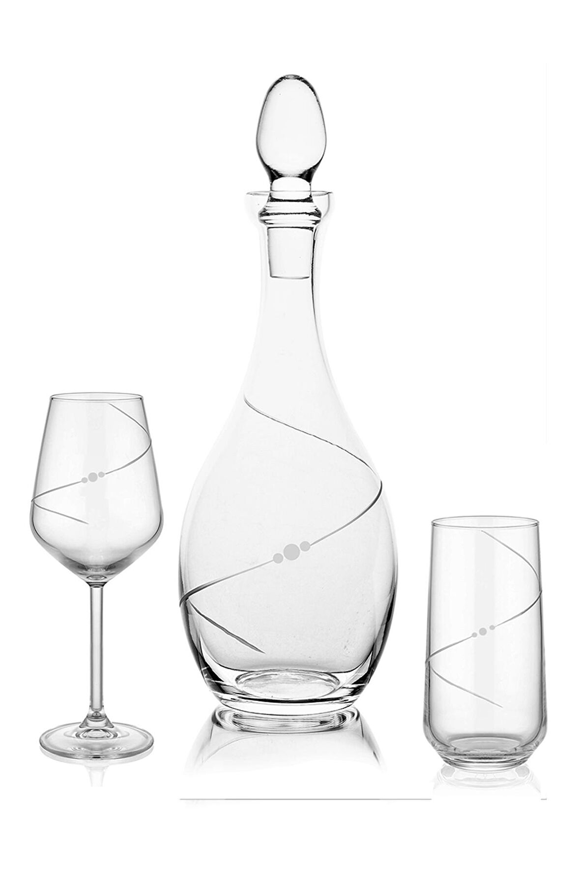 Elegance Taşsız 13 Parça Paşabahçe Cam Bardak Seti