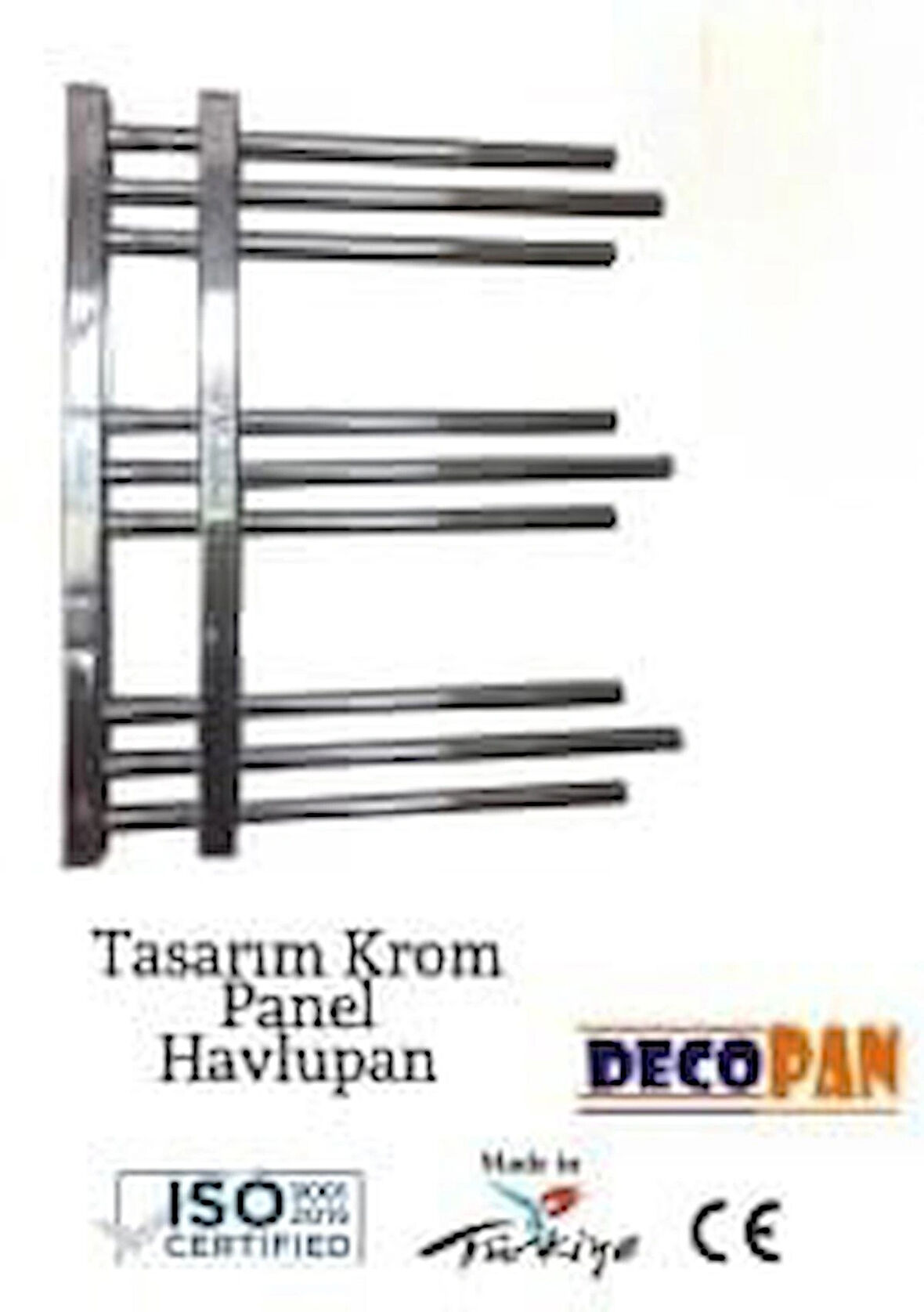 DECOPAN ''Elif ''Model ELEKTRİKLİ Tasarım Krom Havlupan