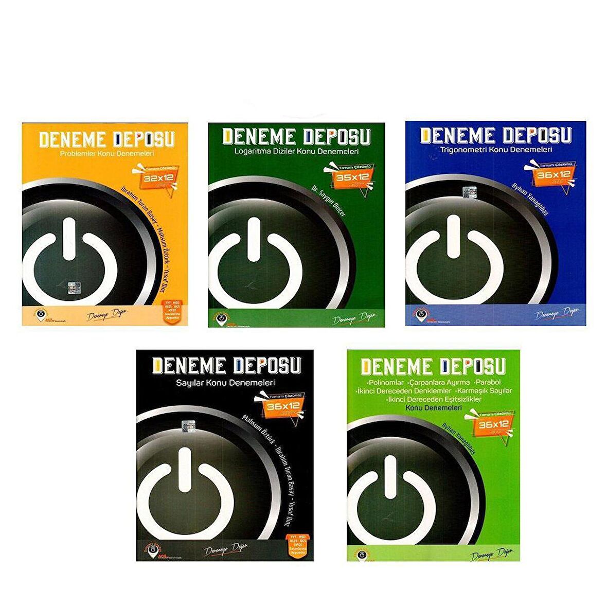 Deneme Deposu Matematik Konu Denemeleri Seti 5 Kitap