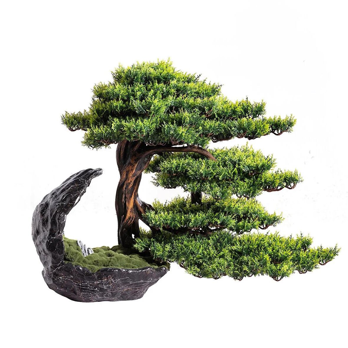 Deimos Bonsai - Iç Ve Dış Mekan Kullanımına Uygun Premium Kalitede Yapay Ağaç 95x70 Cm