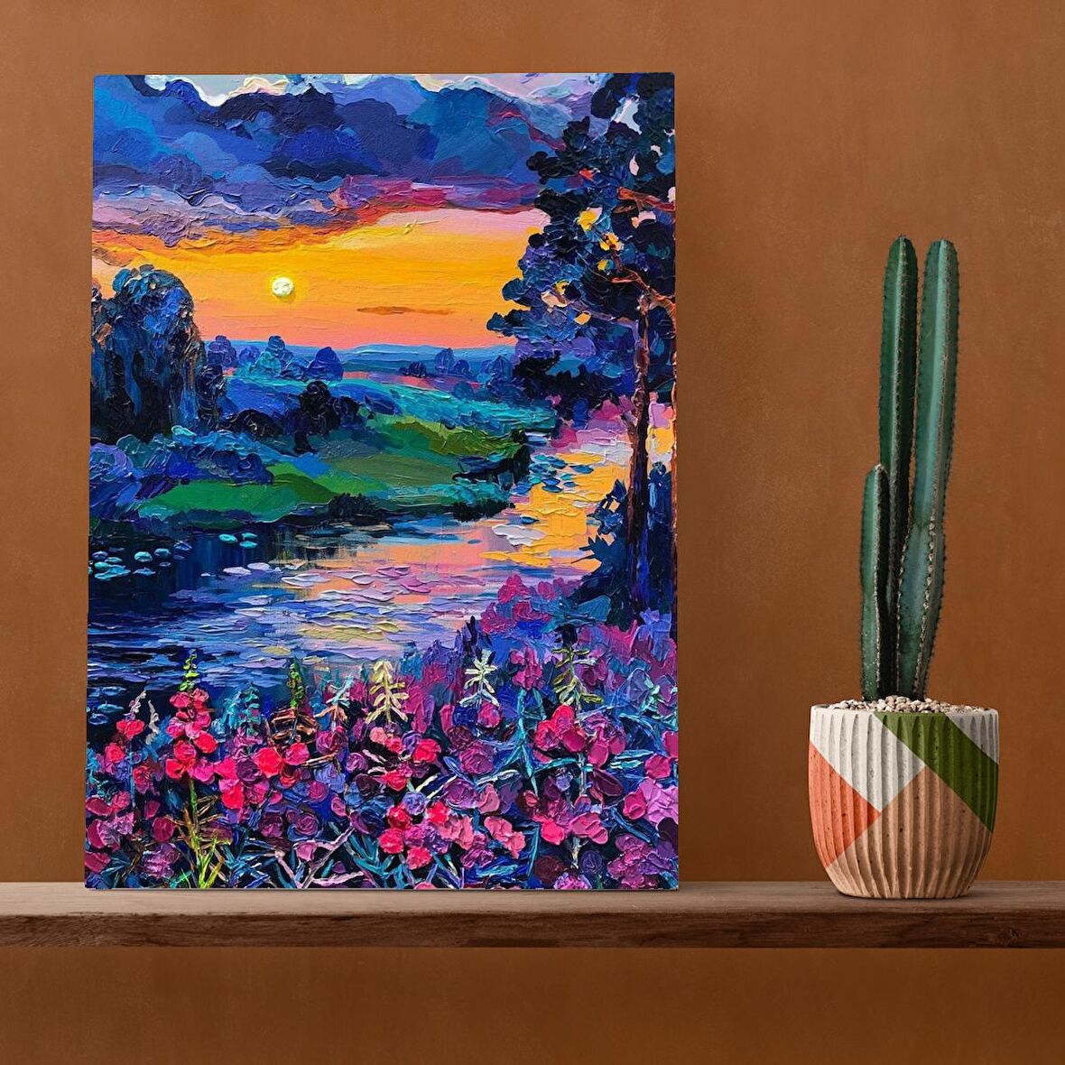 Tuval Üzerine Dijital Baskı Modern Sanatsal Kanvas Tablo 35x50 Tablo-A023