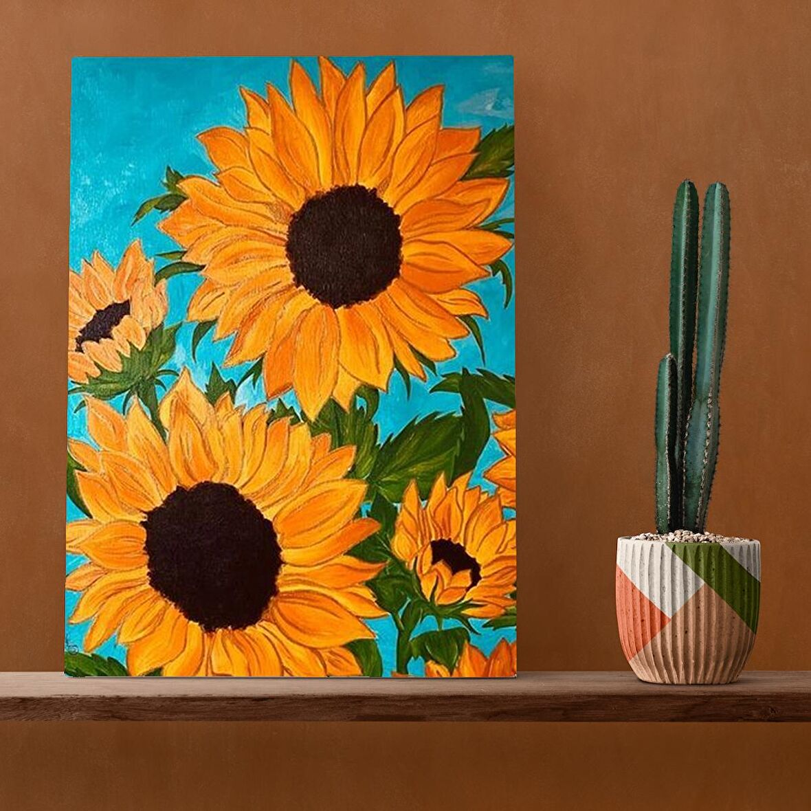 Tuval Üzerine Dijital Baskı Modern Sanatsal Kanvas Tablo 35x50 Tablo-A040