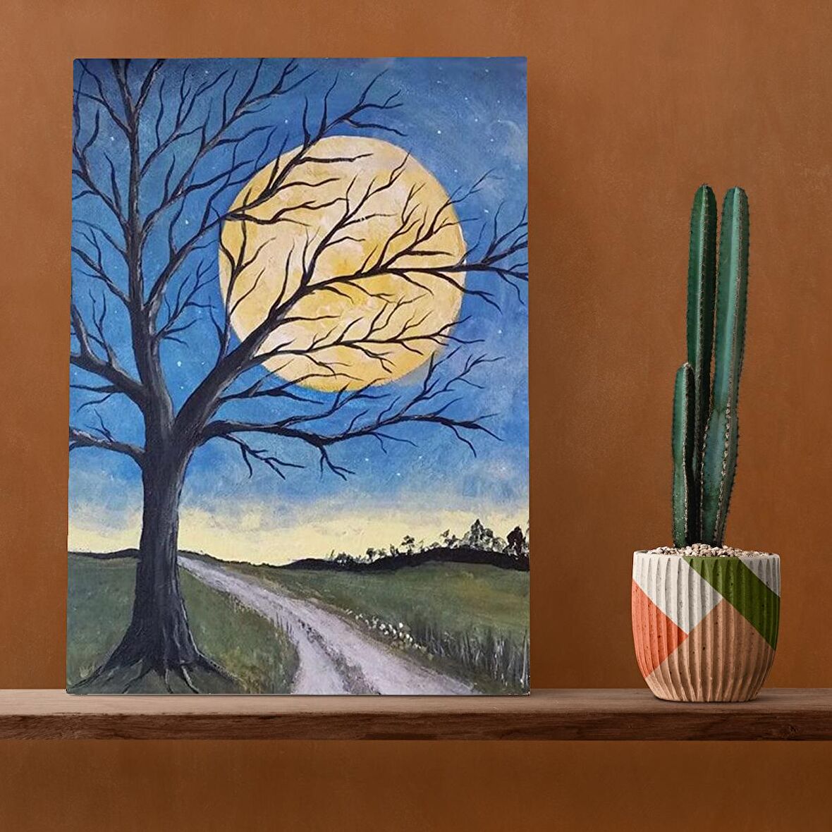 Tuval Üzerine Dijital Baskı Modern Sanatsal Kanvas Tablo 35x50 Tablo-A046