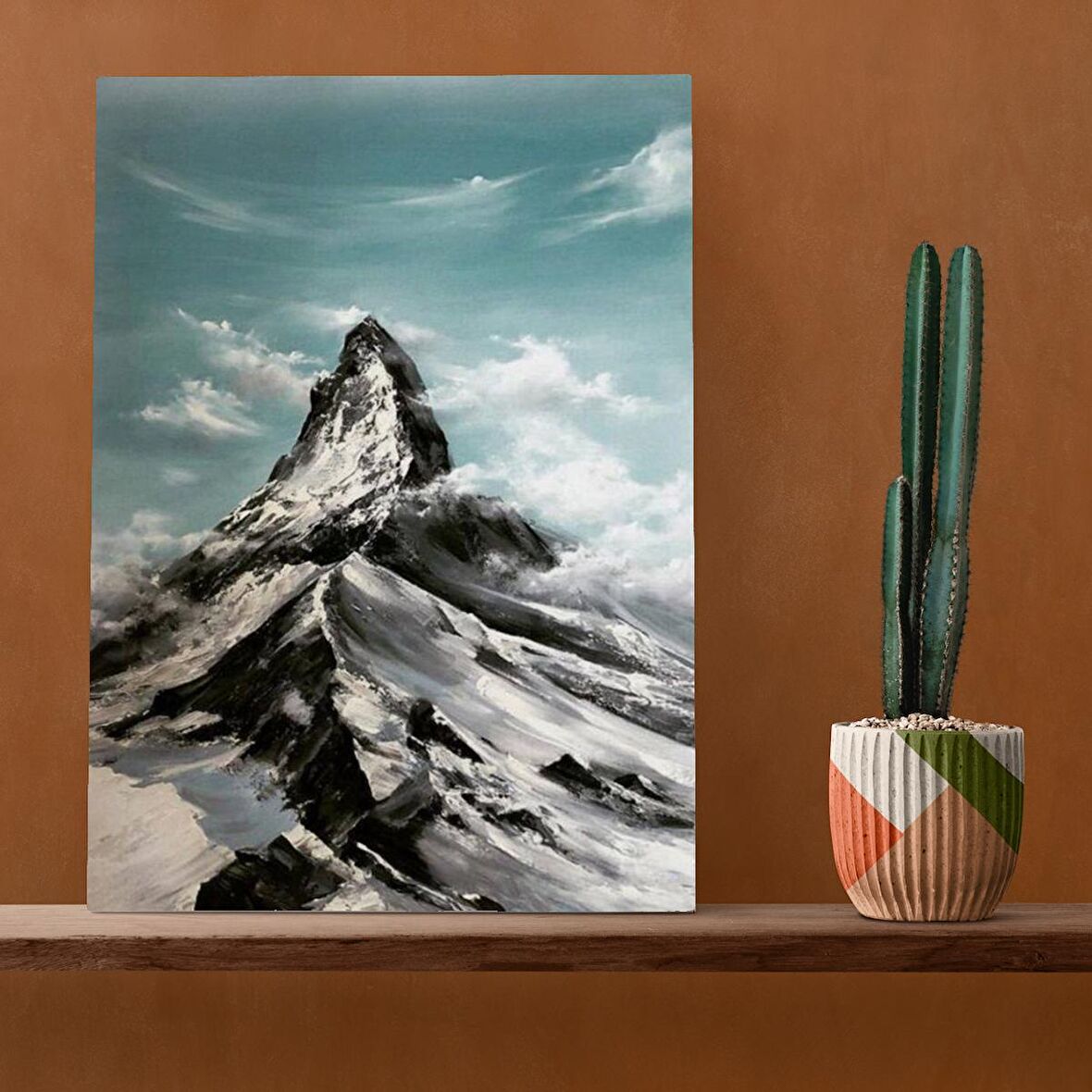 Tuval Üzerine Dijital Baskı Modern Sanatsal Kanvas Tablo 35x50 Tablo-A090