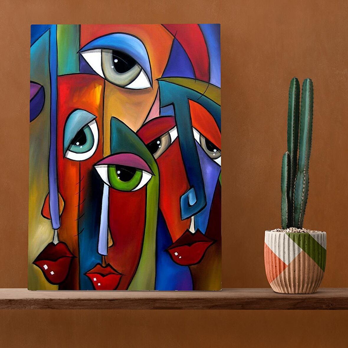 Tuval Üzerine Dijital Baskı Modern Sanatsal Kanvas Tablo 35x50 Tablo-A119
